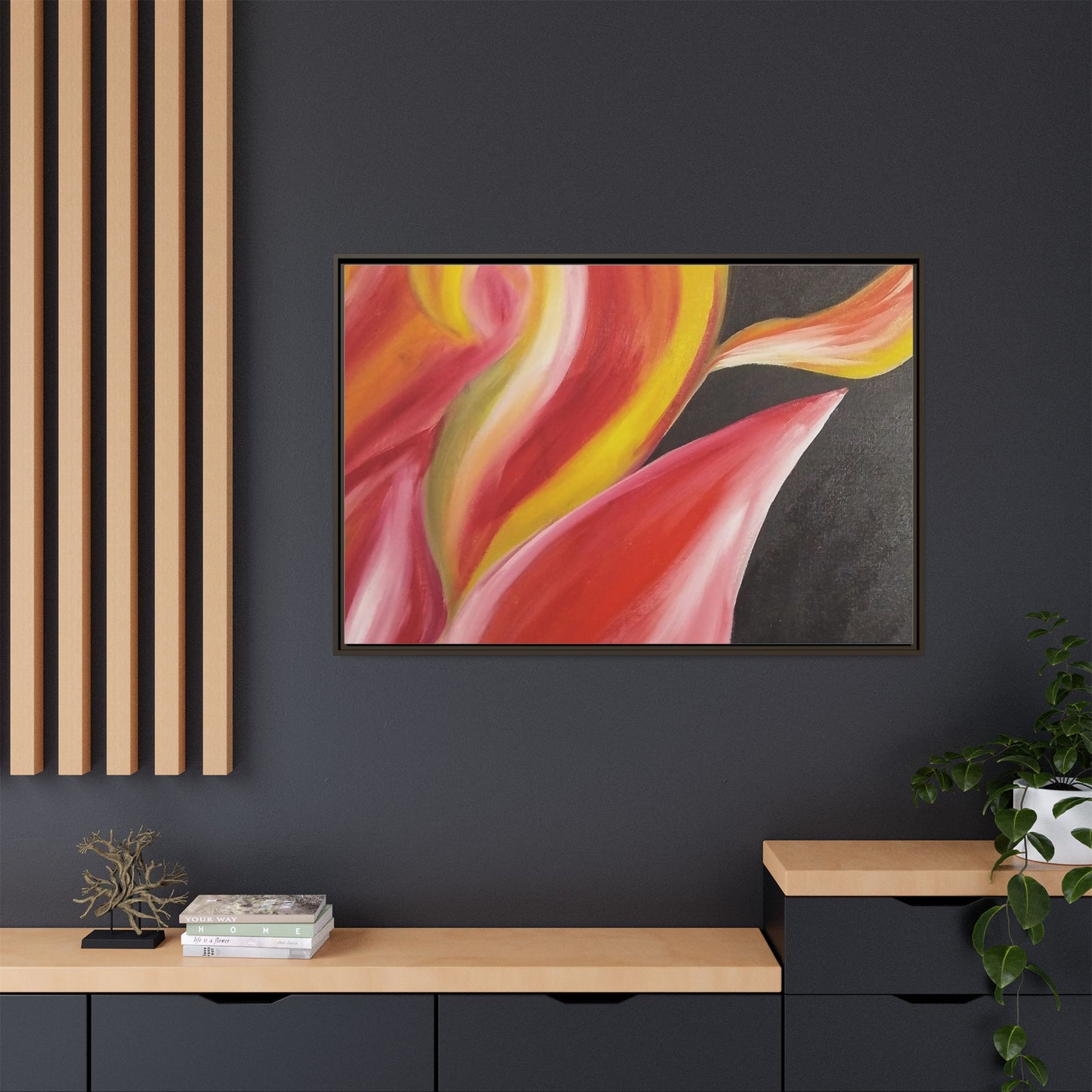 'A Autistic Phoenix' Framed Canvas Art