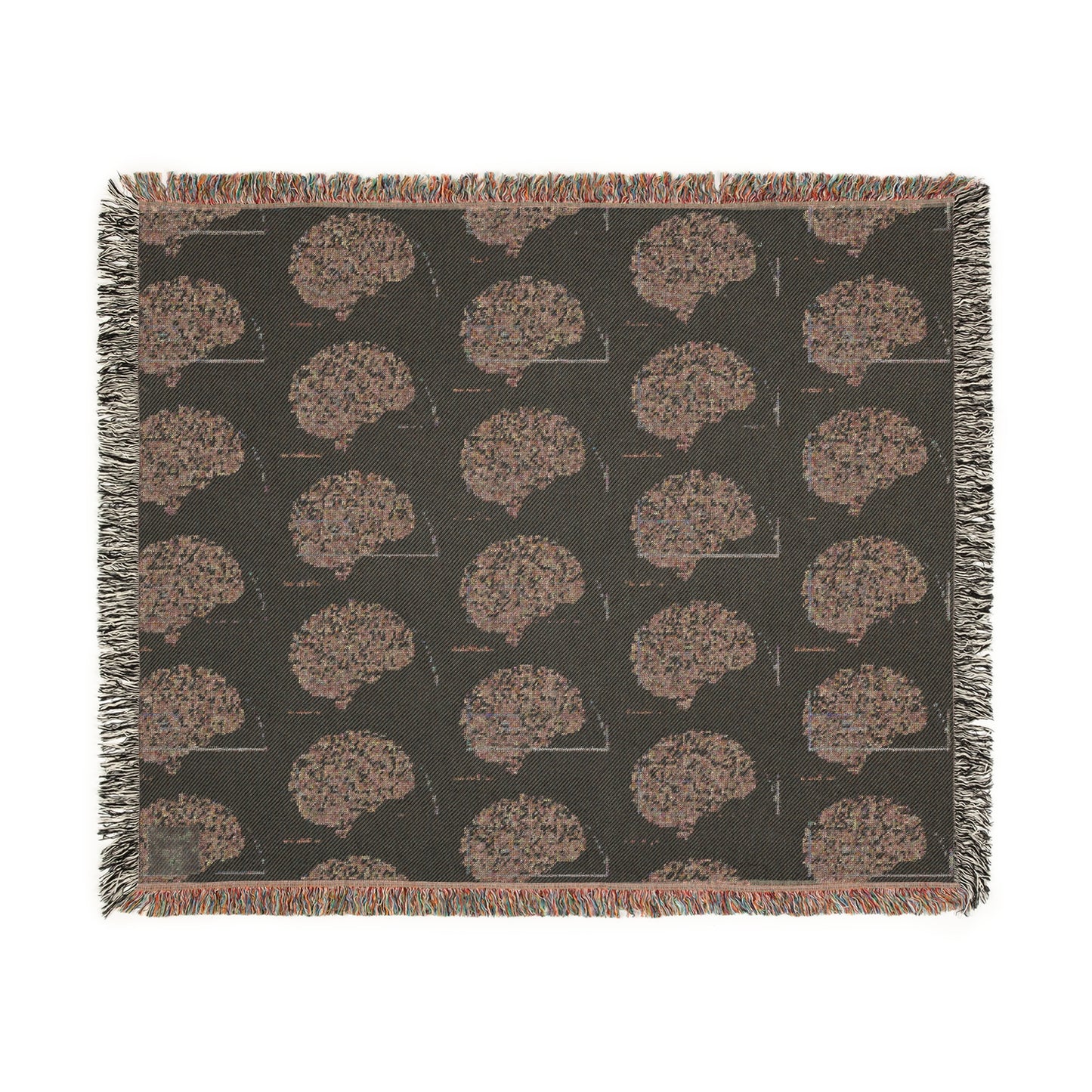 'Beautiful Mind' by Nagihan Seymour 100% Cotton Cozy Blanket