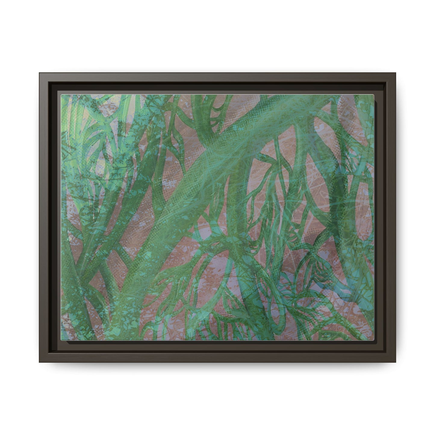Inner Depths Framed Canvas Art