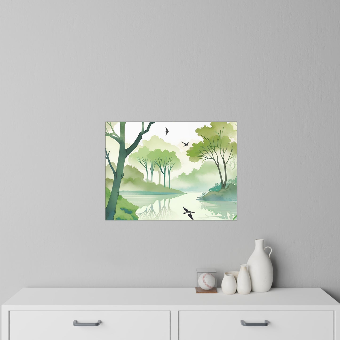 Tree Lake Wall Decals