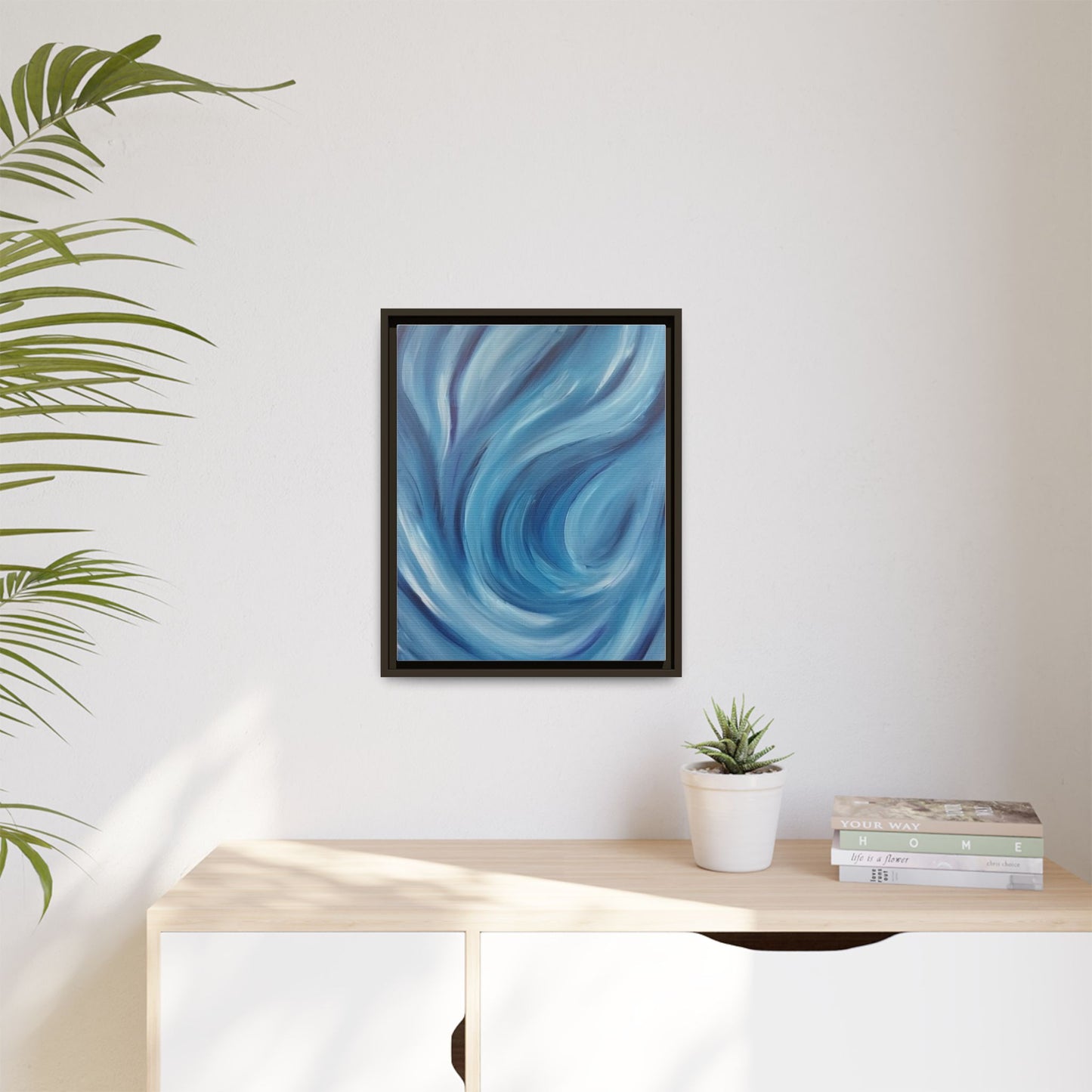 Intrinsic Reflection Framed Canvas Art