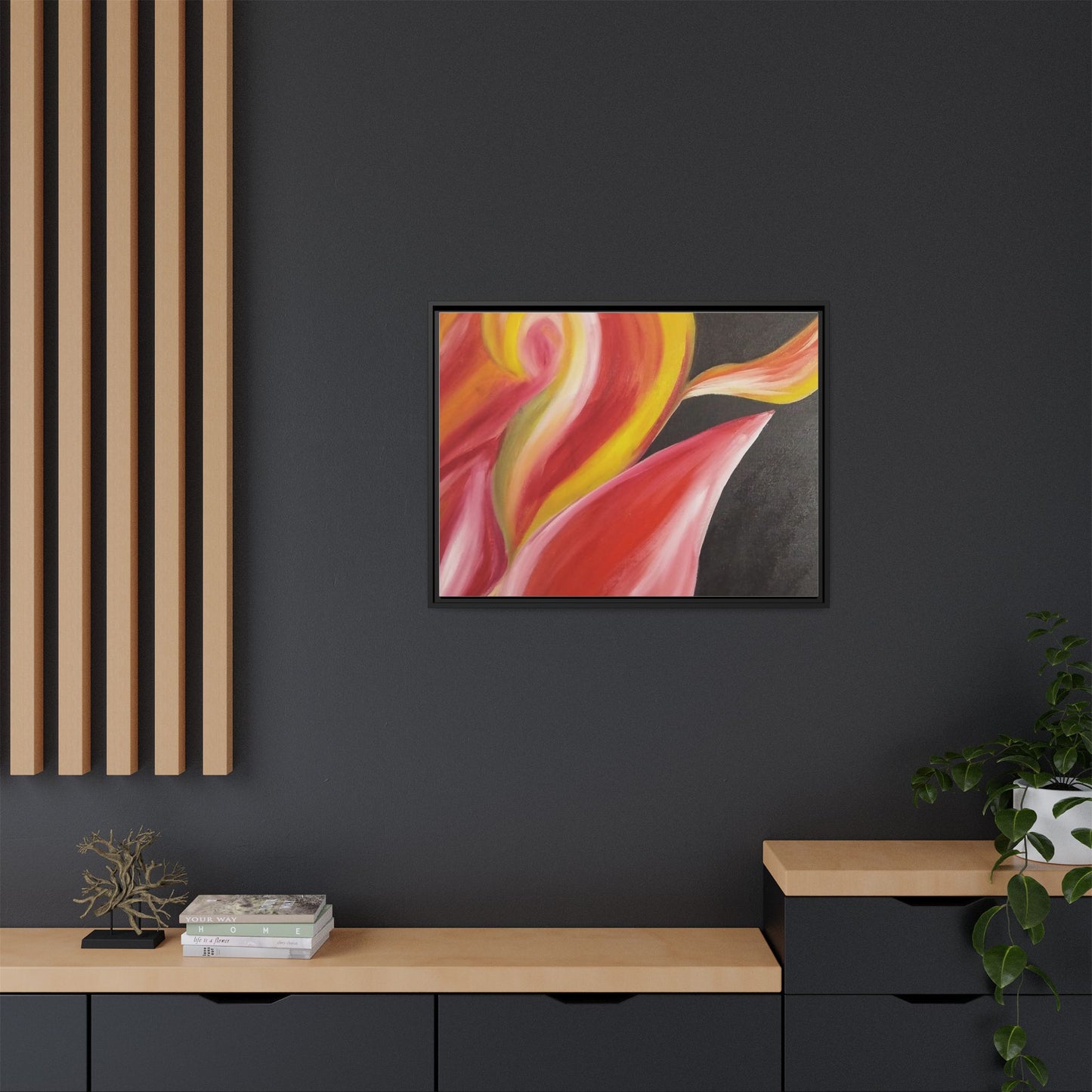 'A Autistic Phoenix' Framed Canvas Art