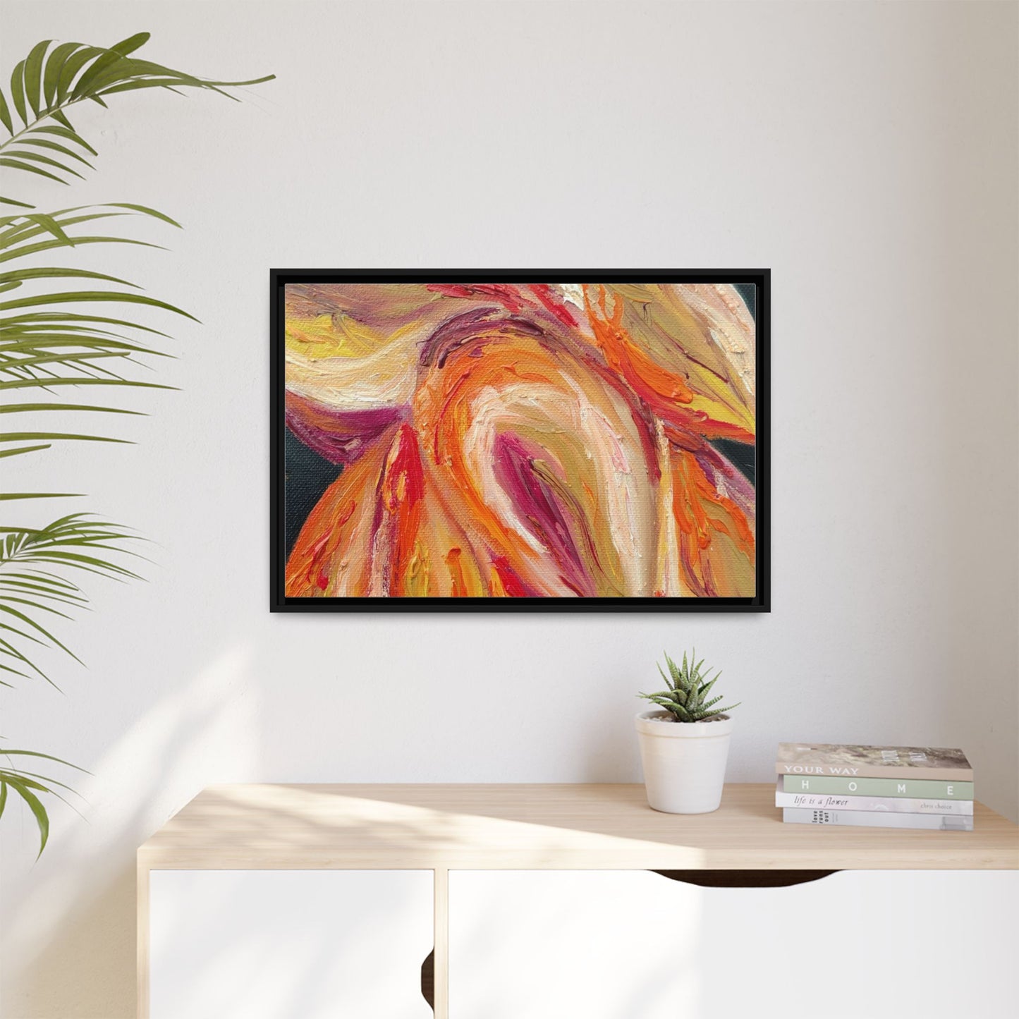 Dramatic Awakening Framed Canvas Art