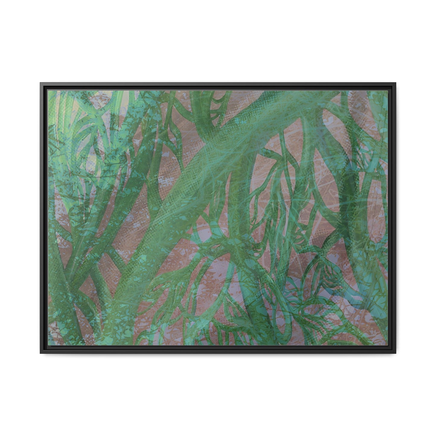Inner Depths Framed Canvas Art