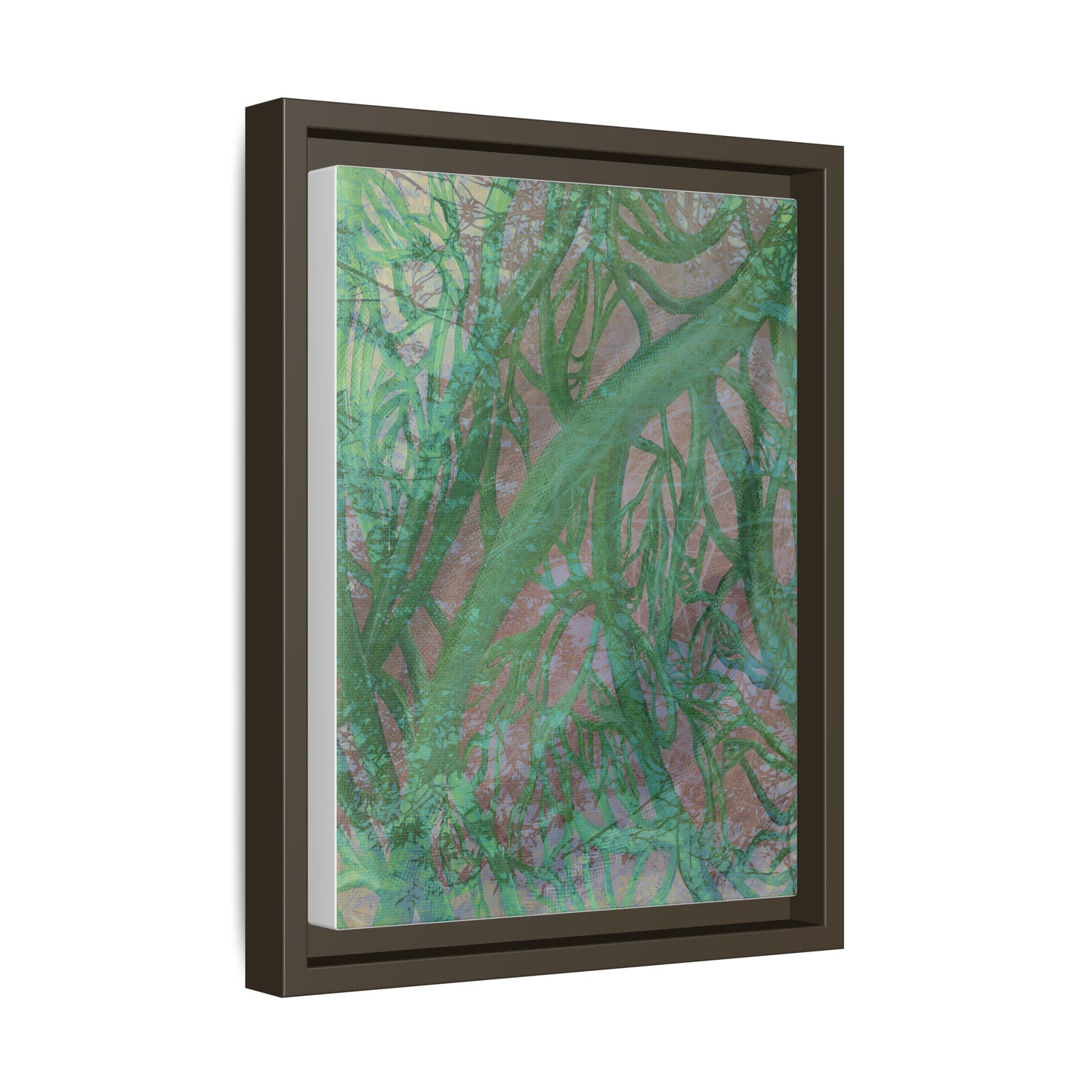 Inner Depths Framed Canvas Art