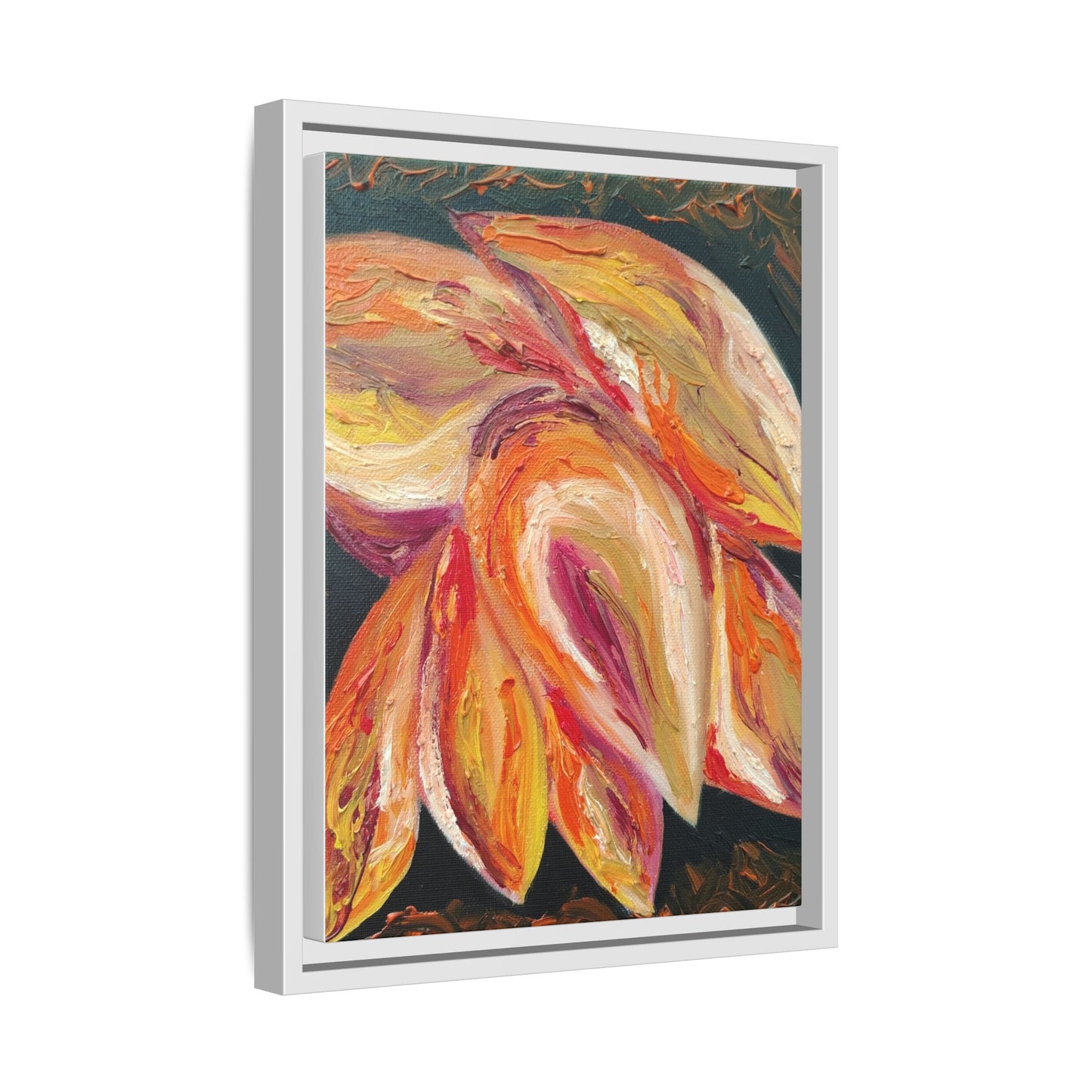 Dramatic Awakening Framed Canvas Art