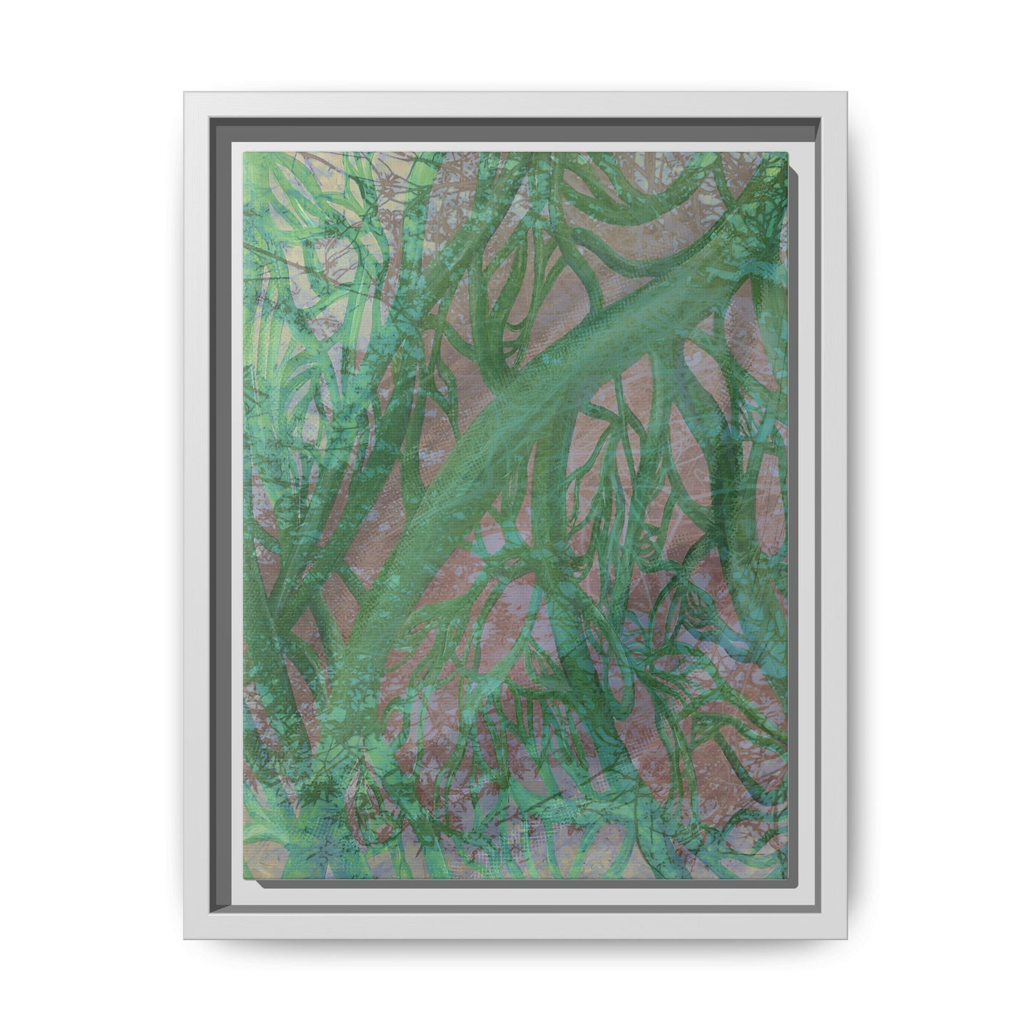 Inner Depths Framed Canvas Art