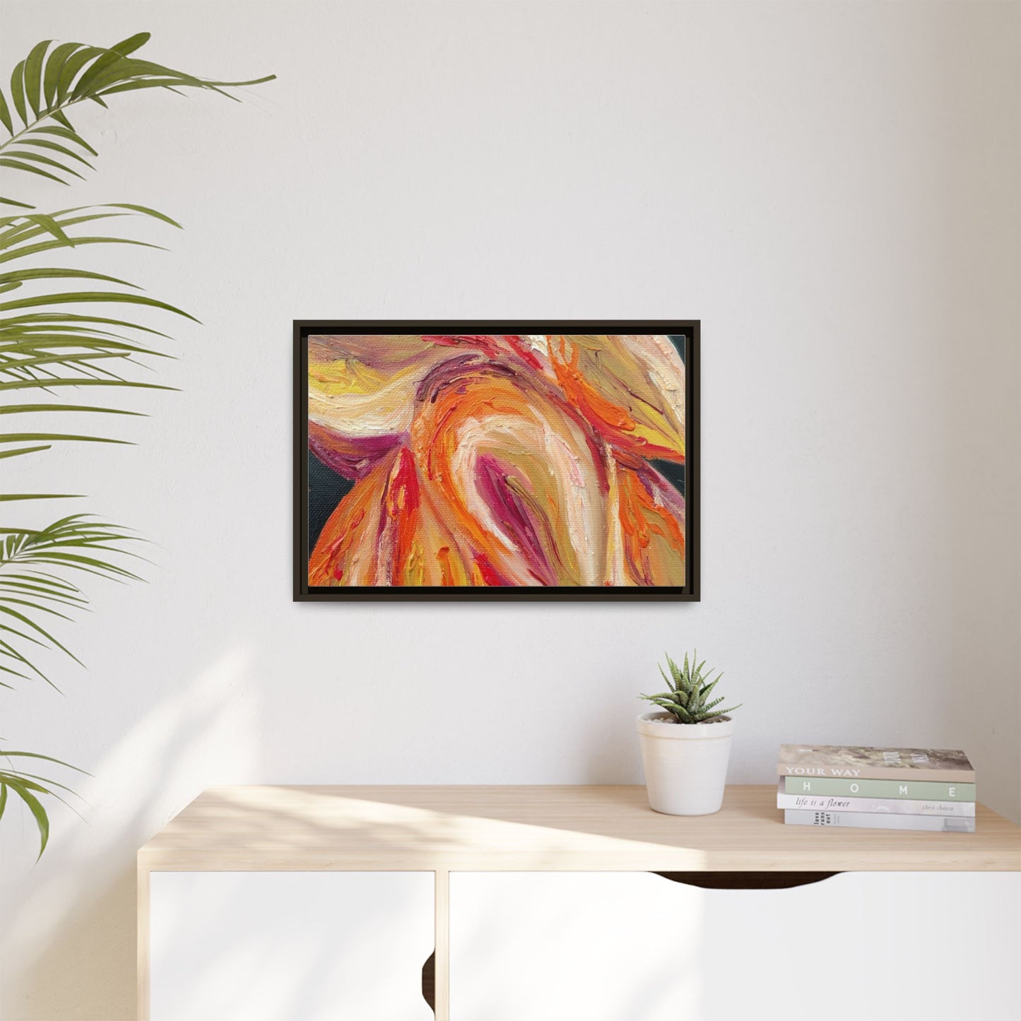 Dramatic Awakening Framed Canvas Art