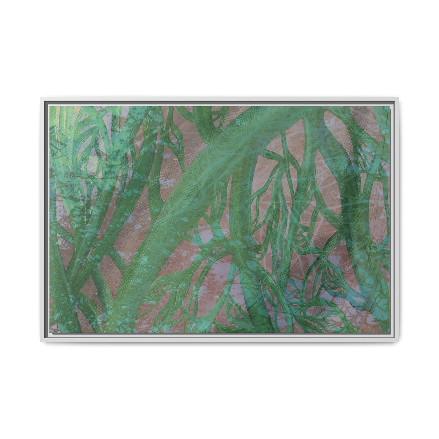 Inner Depths Framed Canvas Art