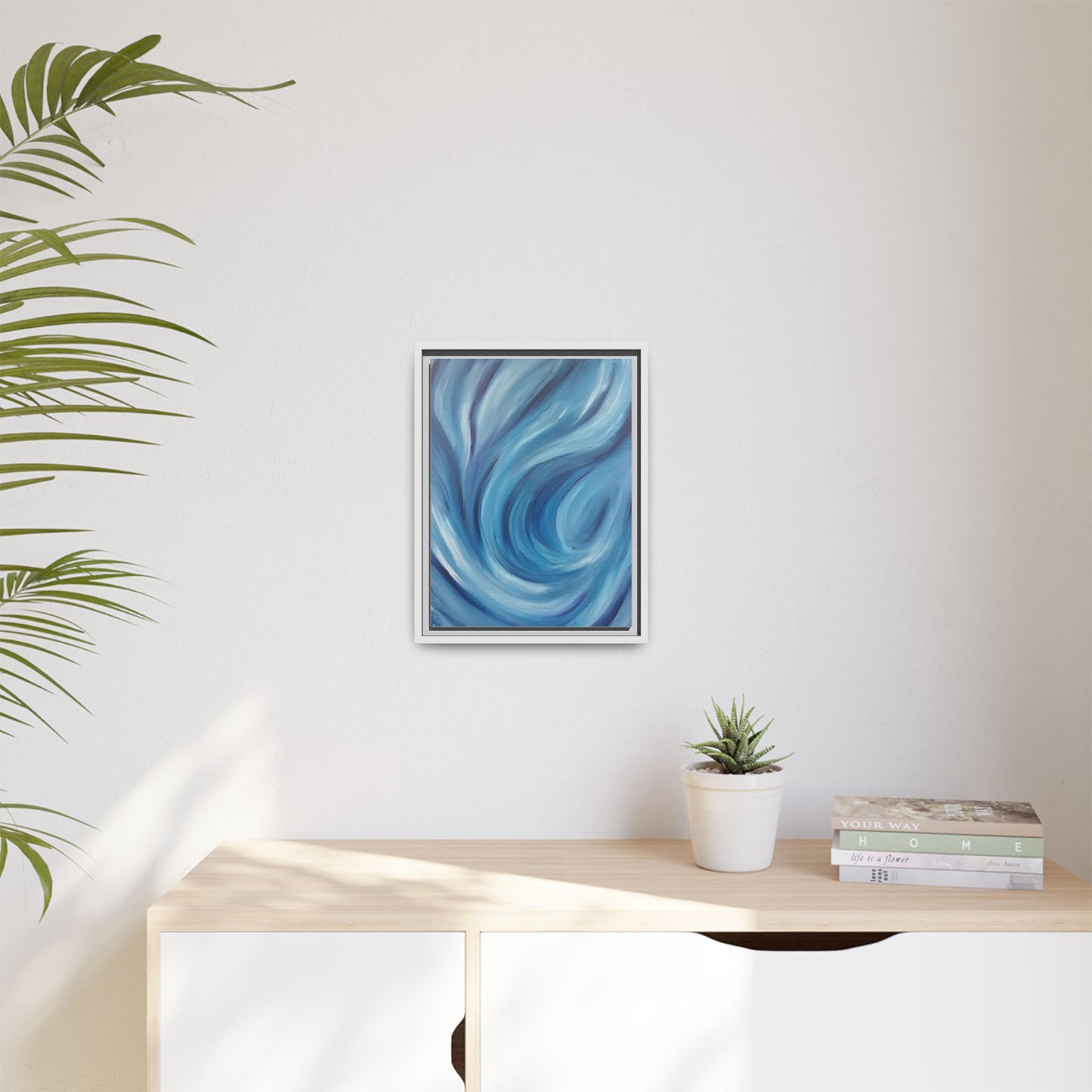 Intrinsic Reflection Framed Canvas Art