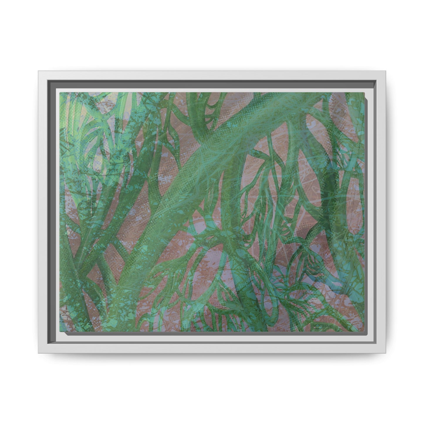 Inner Depths Framed Canvas Art