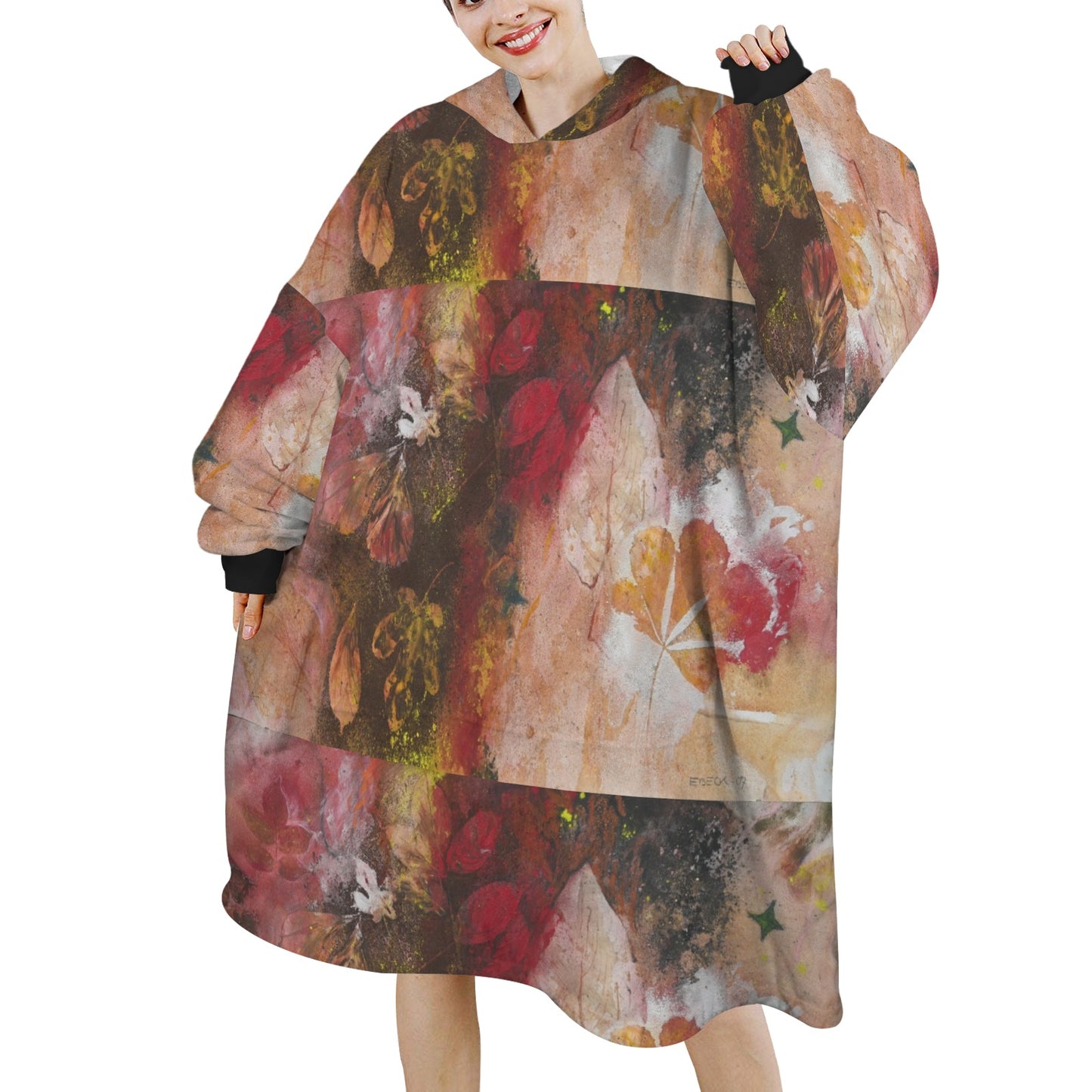 Natur a by Eskild Beck Unisex Blanket Hoodie
