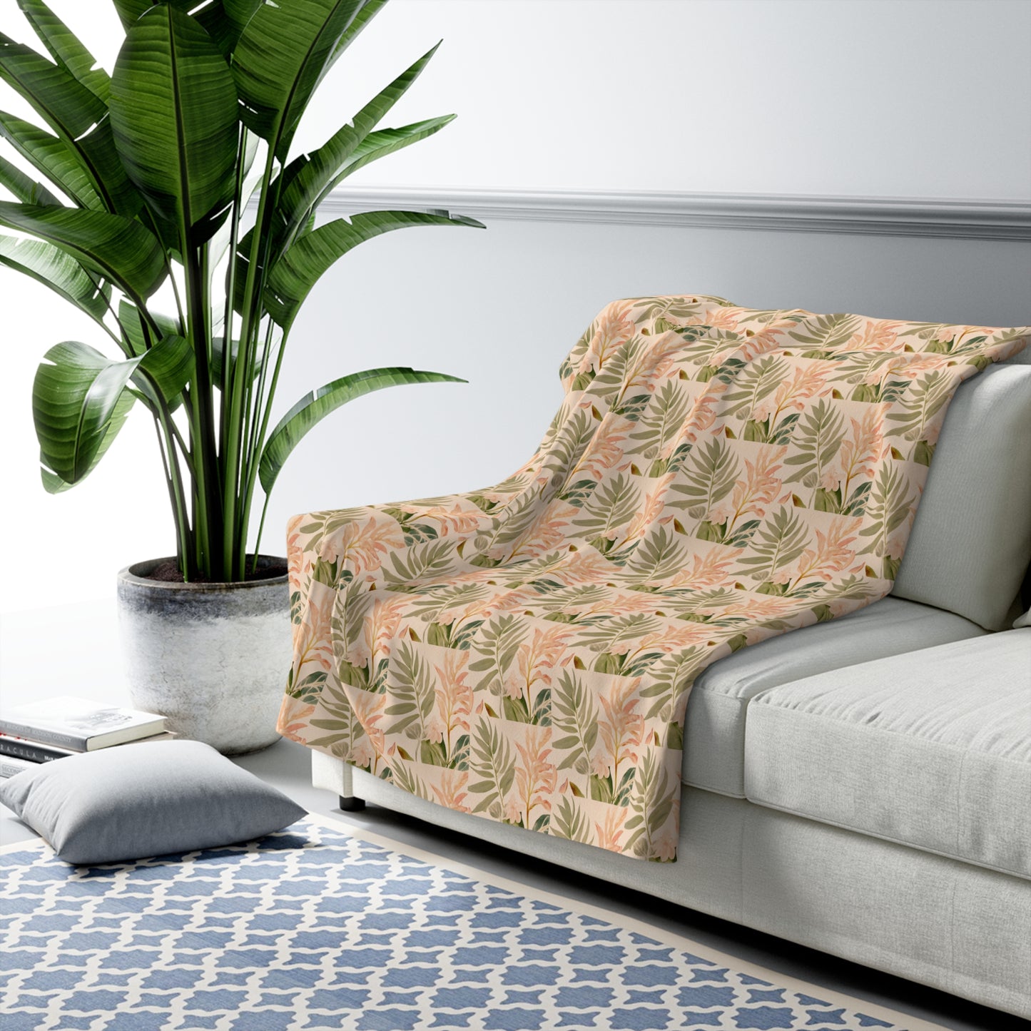 Nature's Aura Sherpa Fleece Blanket
