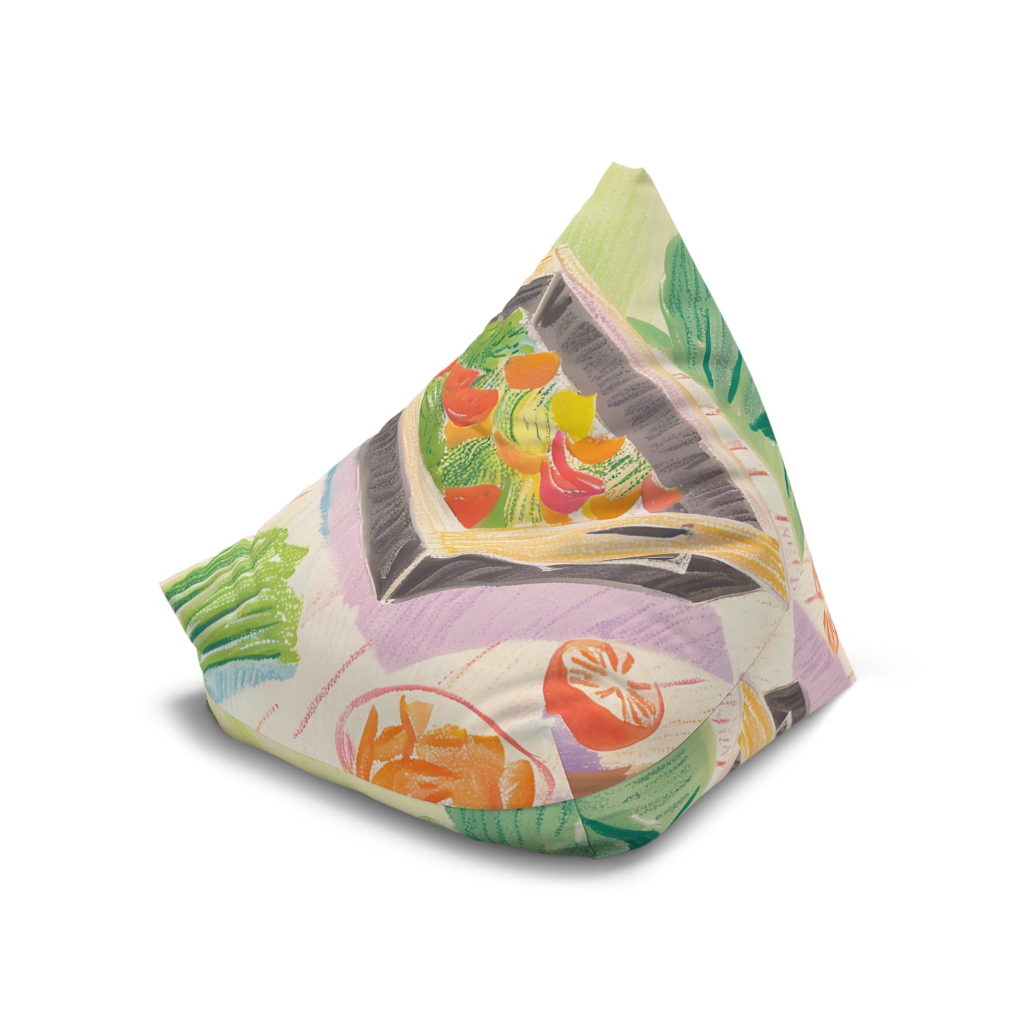 Food Bean Bag Chair Cover