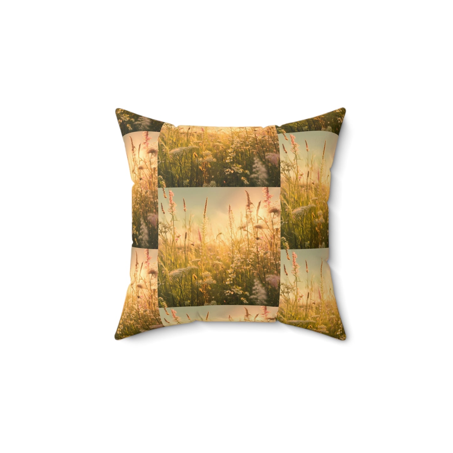 Meadow Faux Suede Square Pillow