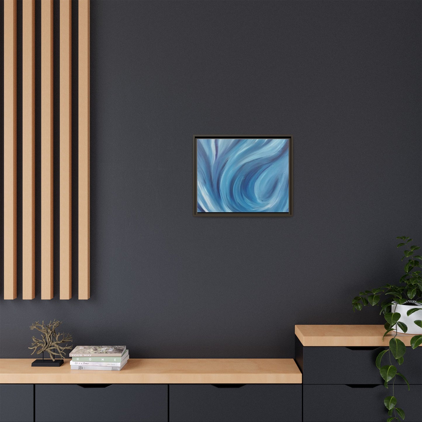 Intrinsic Reflection Framed Canvas Art