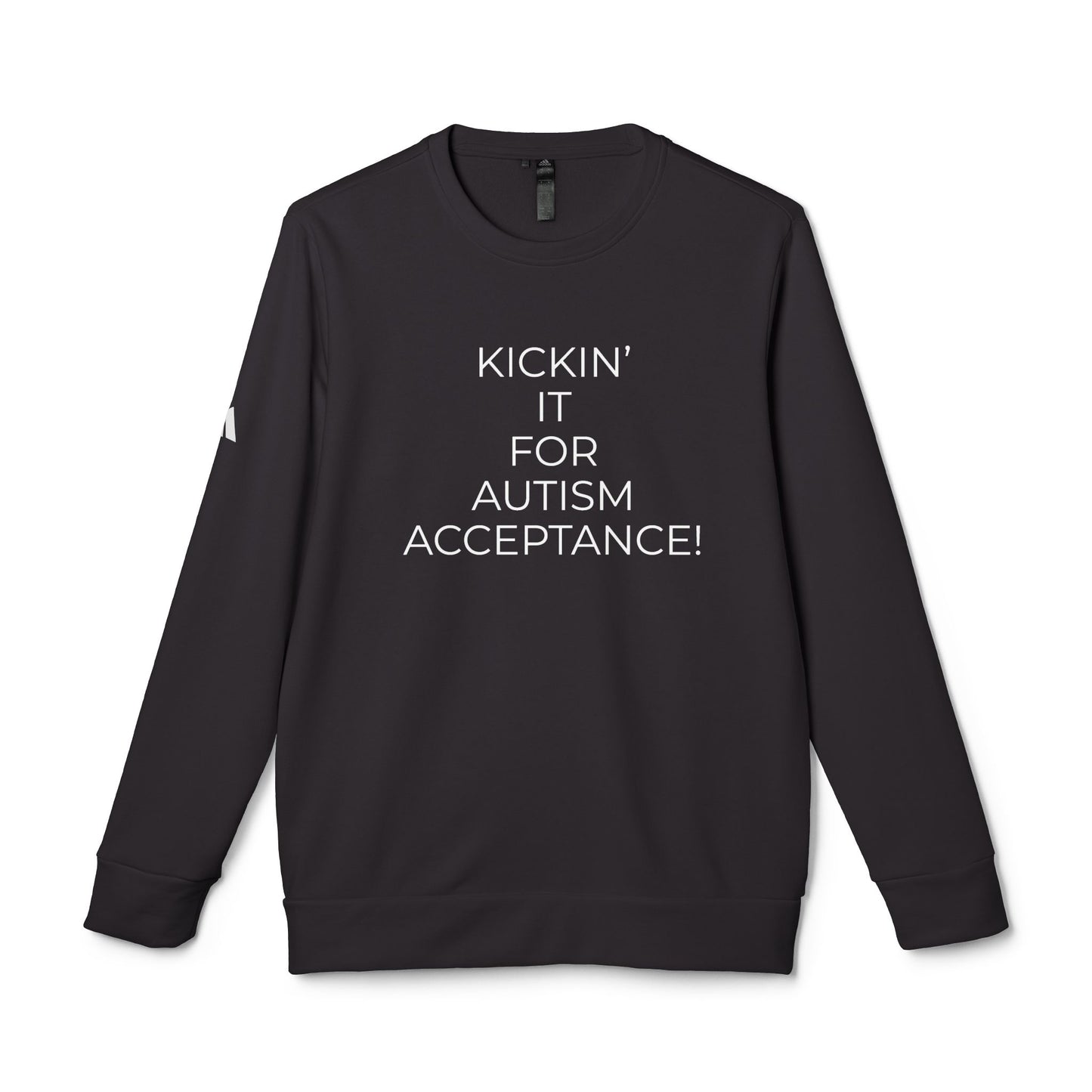 Adidas x Neurodivergent Synergy Unisex Crewneck Sweatshirt - KICKIN’ IT FOR AUTISM ACCEPTANCE!