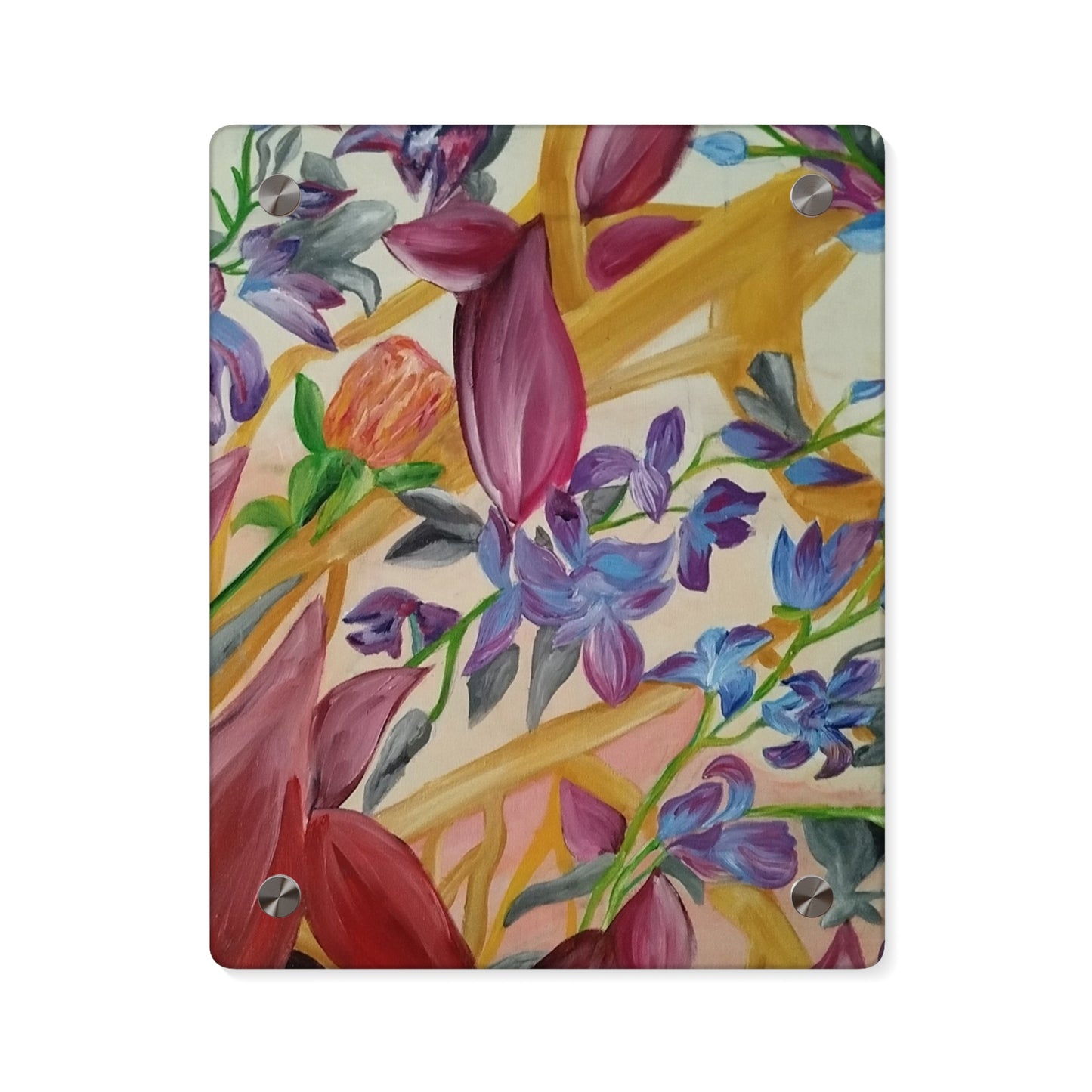'A Dream of Flowers' Acrylic Wall Art Panels