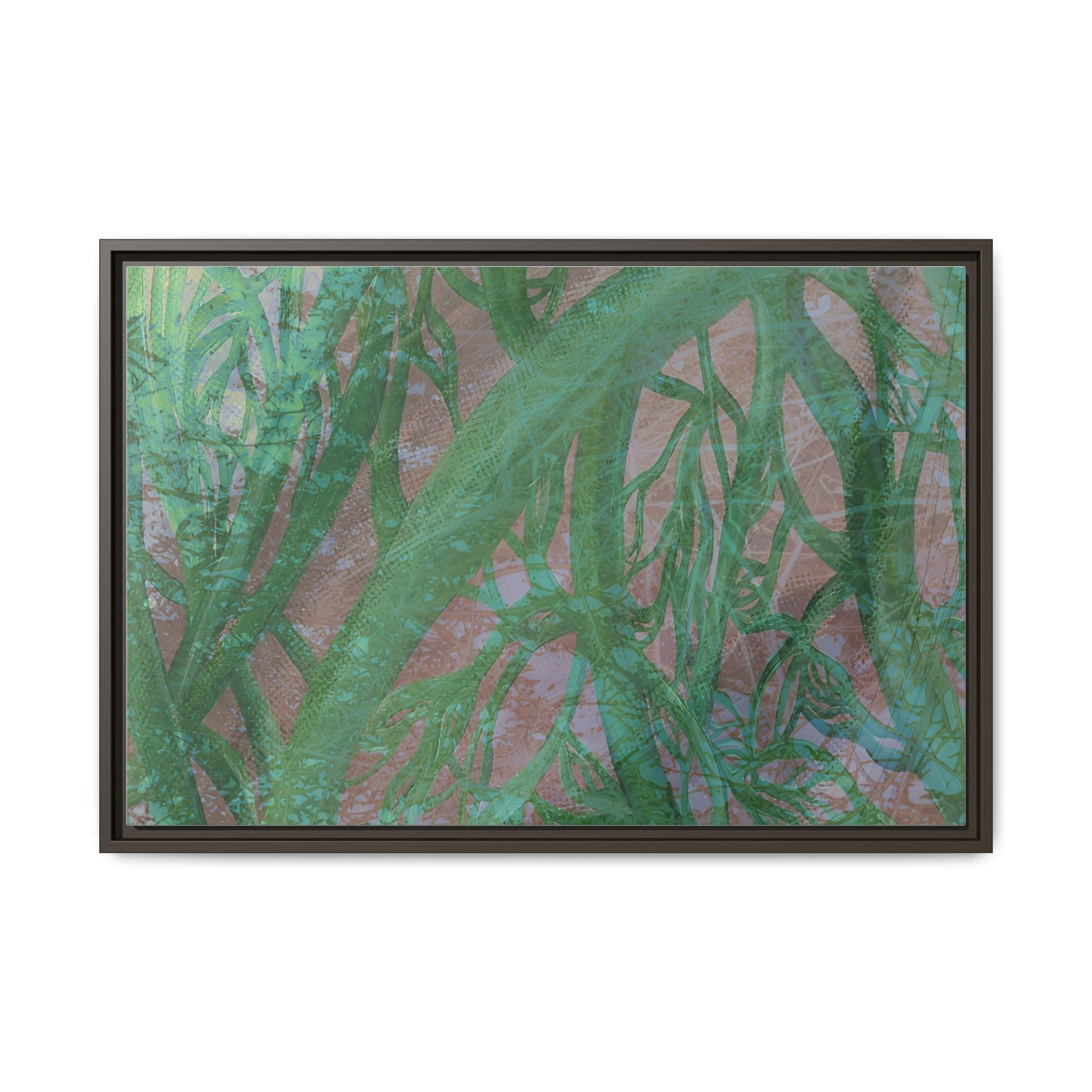 Inner Depths Framed Canvas Art