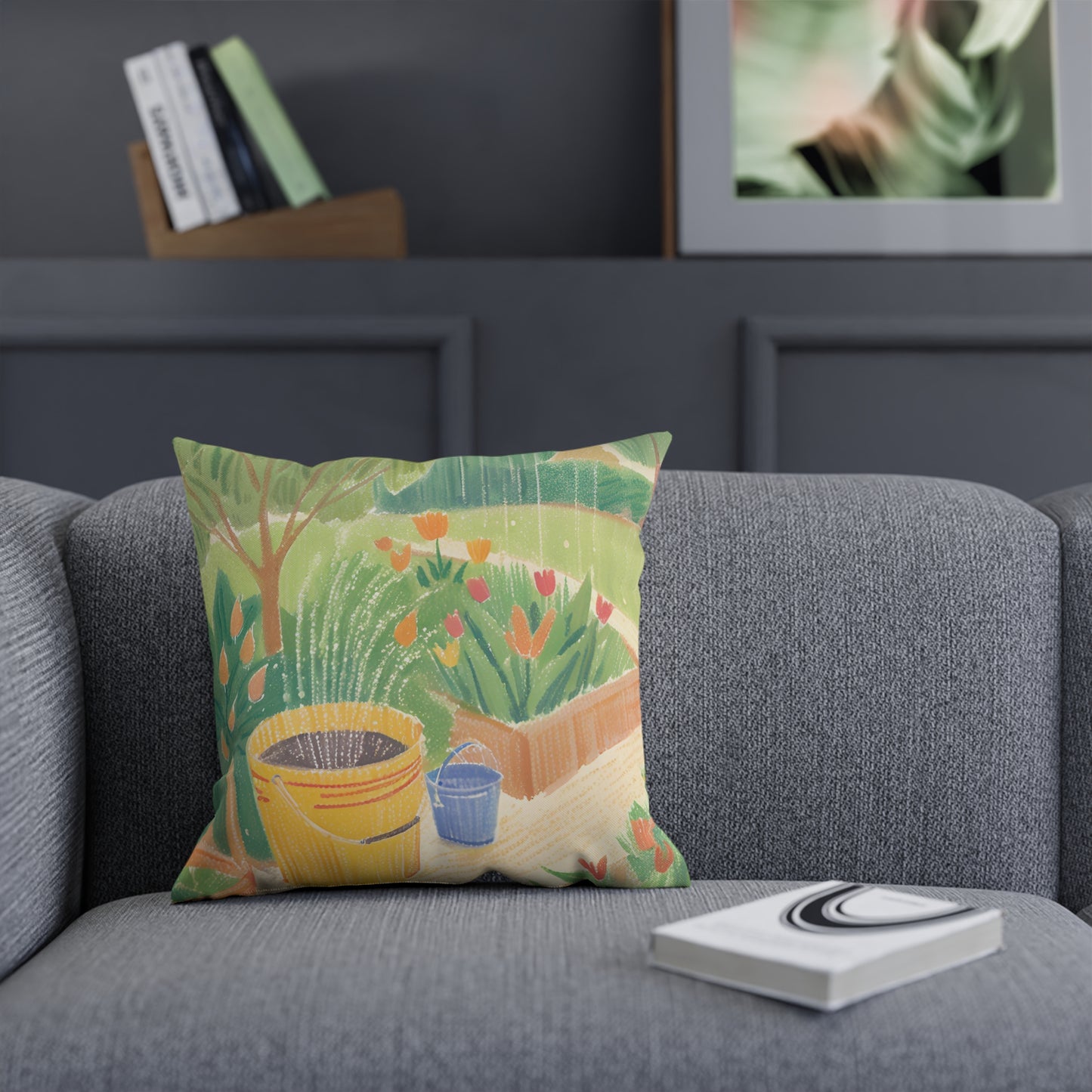 Rain Garden Eco-Friendly Pillow