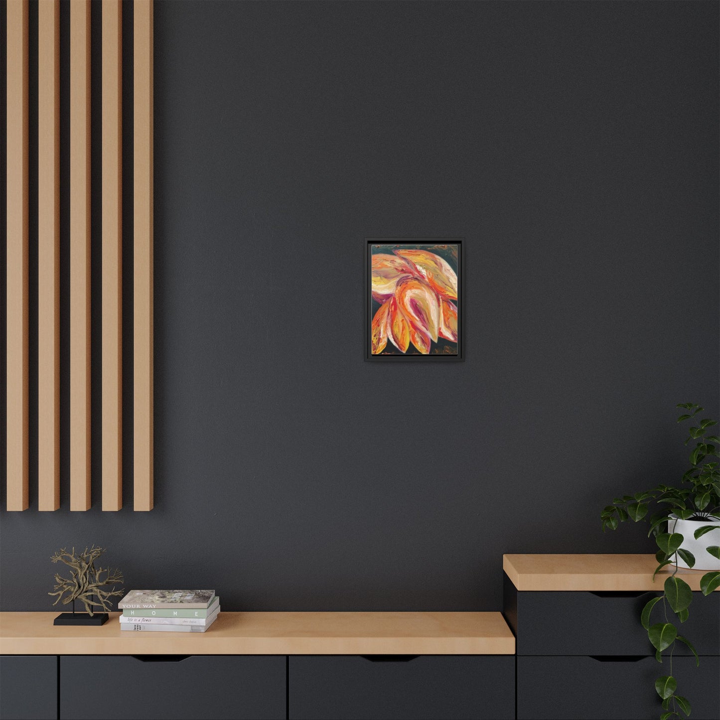 Dramatic Awakening Framed Canvas Art