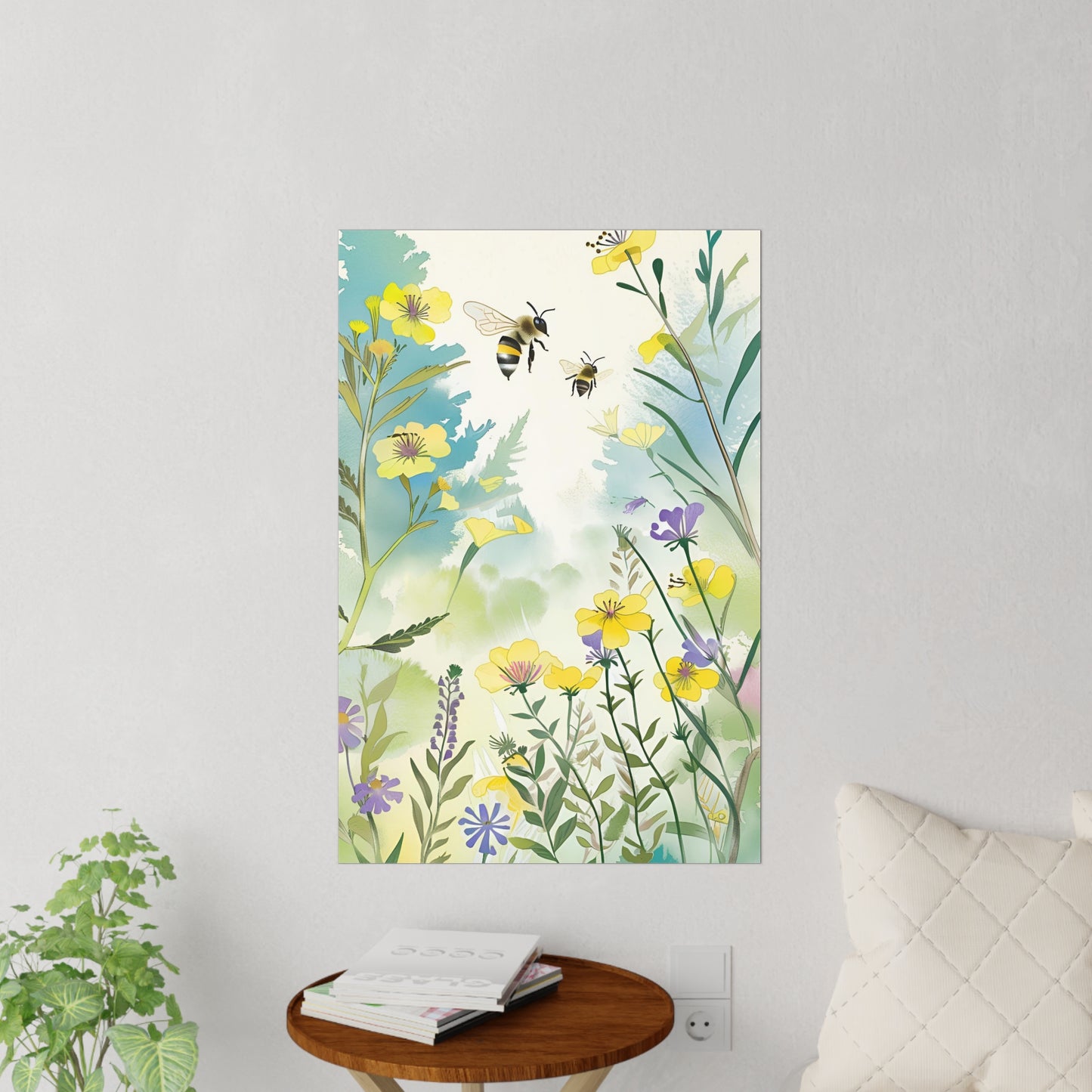 Bee Garden Wall Decals