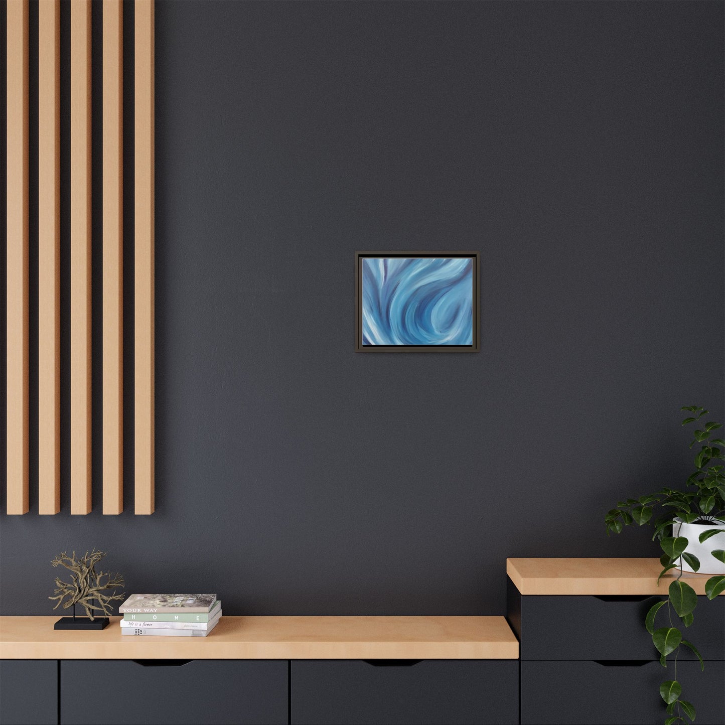 Intrinsic Reflection Framed Canvas Art