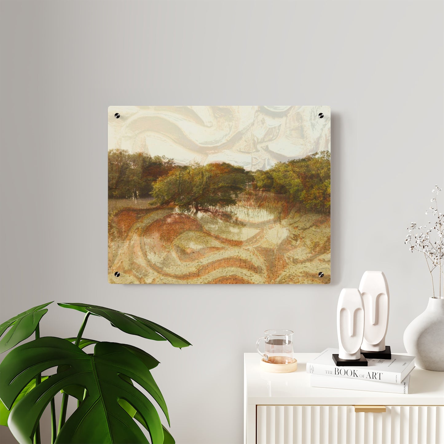 Serene Mangroves Acrylic Wall Art Panels