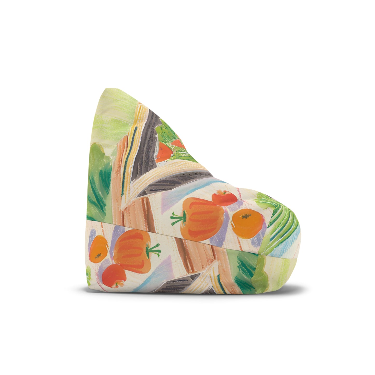 Food Bean Bag Chair Cover