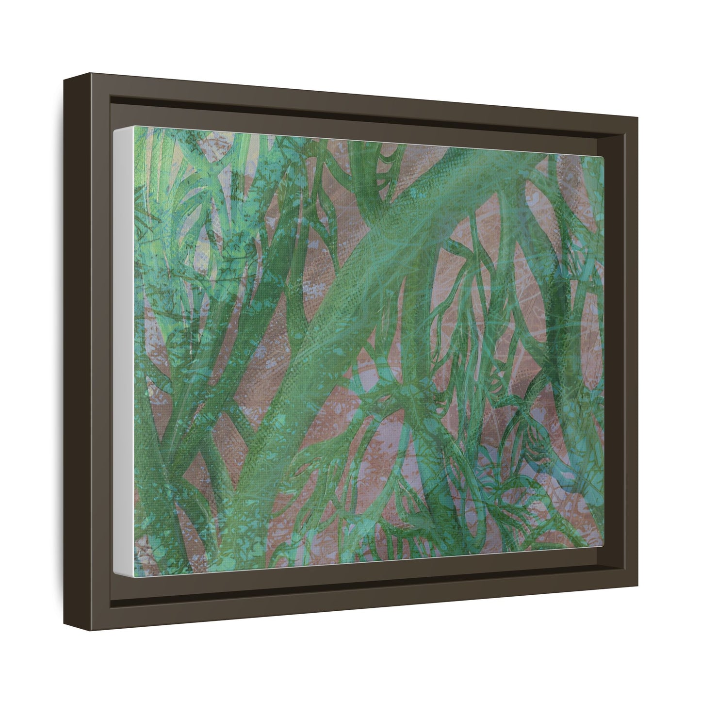 Inner Depths Framed Canvas Art