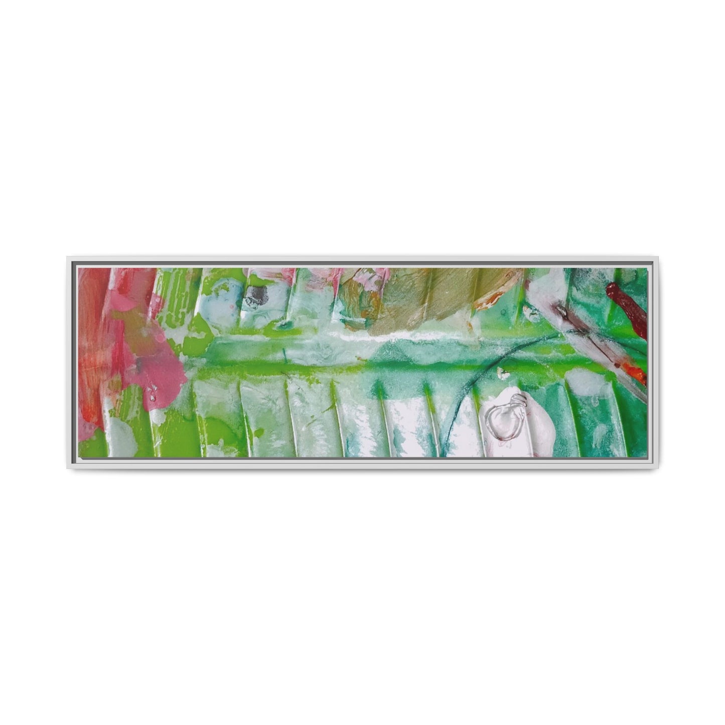 'A Mix of Life' Framed Canvas Art