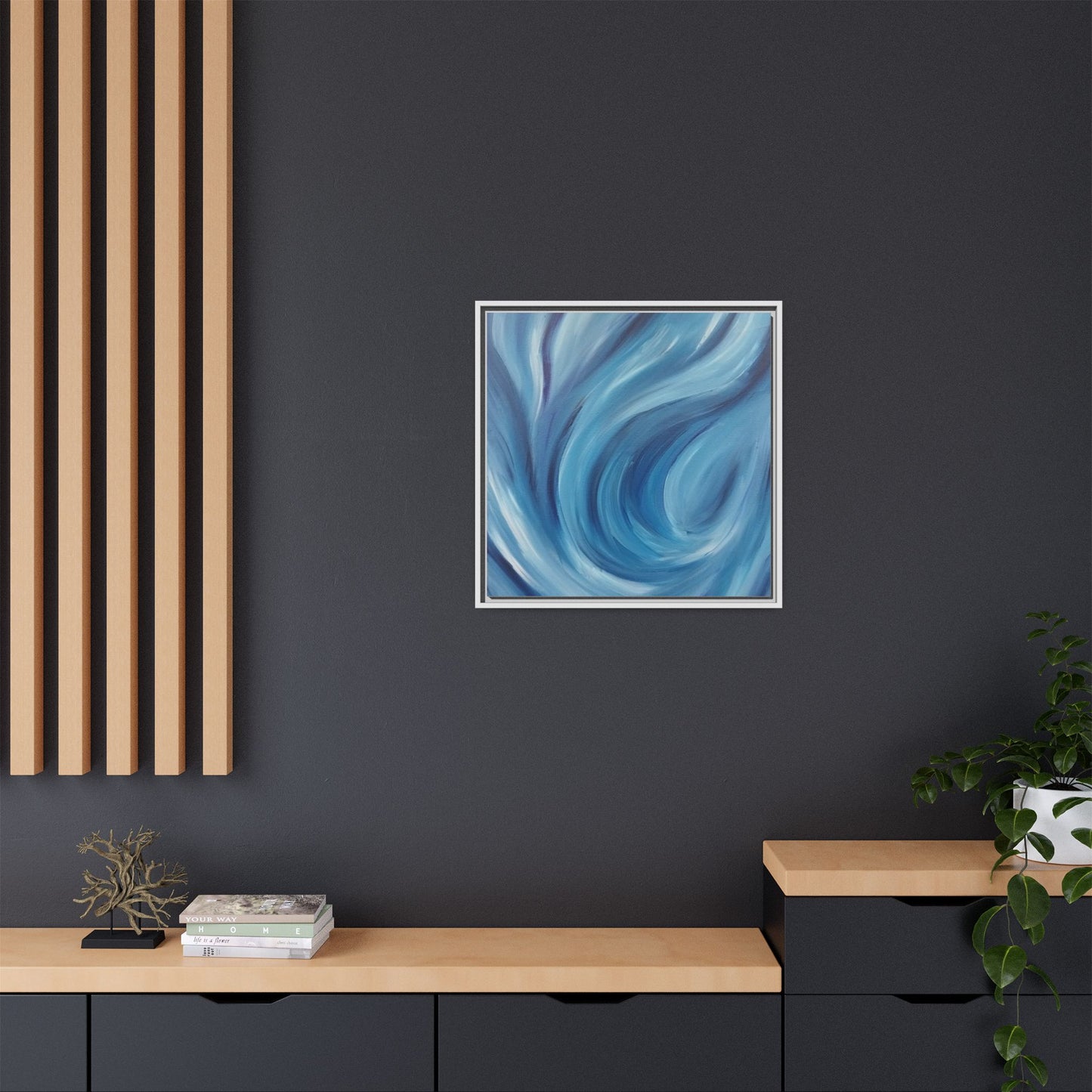 Intrinsic Reflection Framed Canvas Art