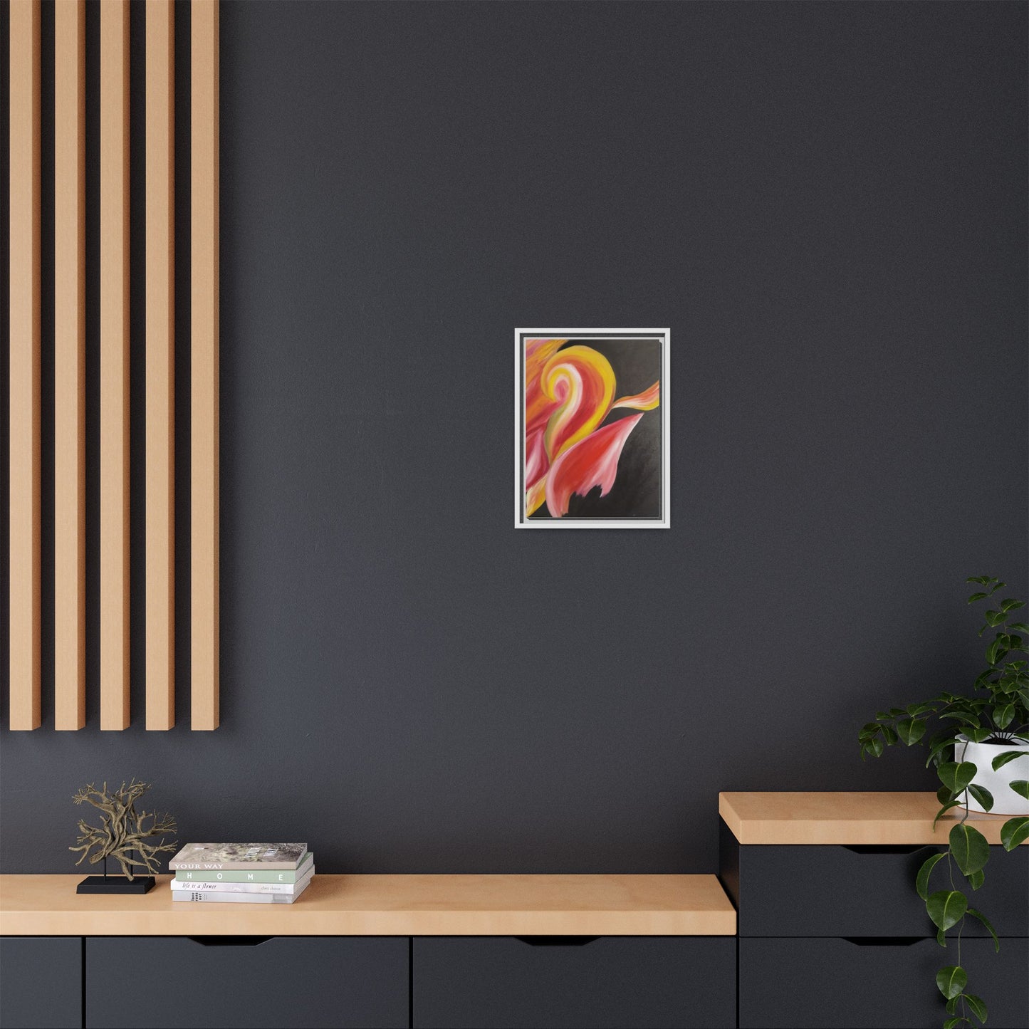 'A Autistic Phoenix' Framed Canvas Art