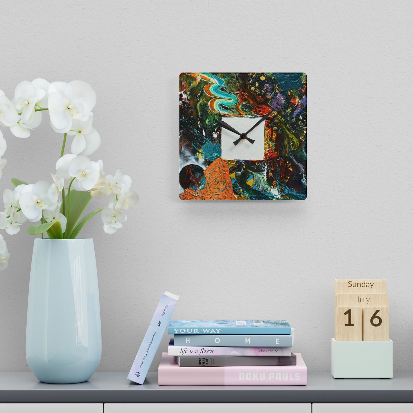 Headspace by James Sherwood Wall Clock