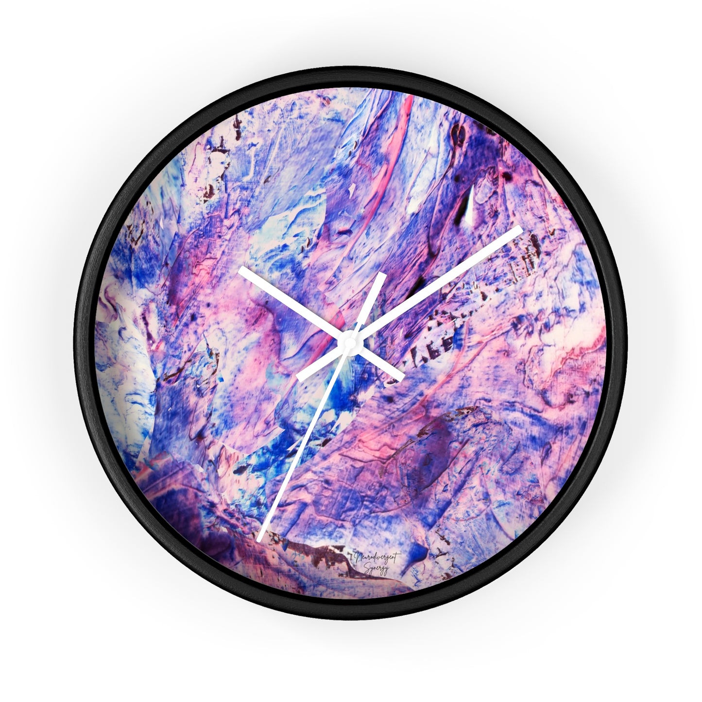 Butterfly by Lu Meng Wall Clock