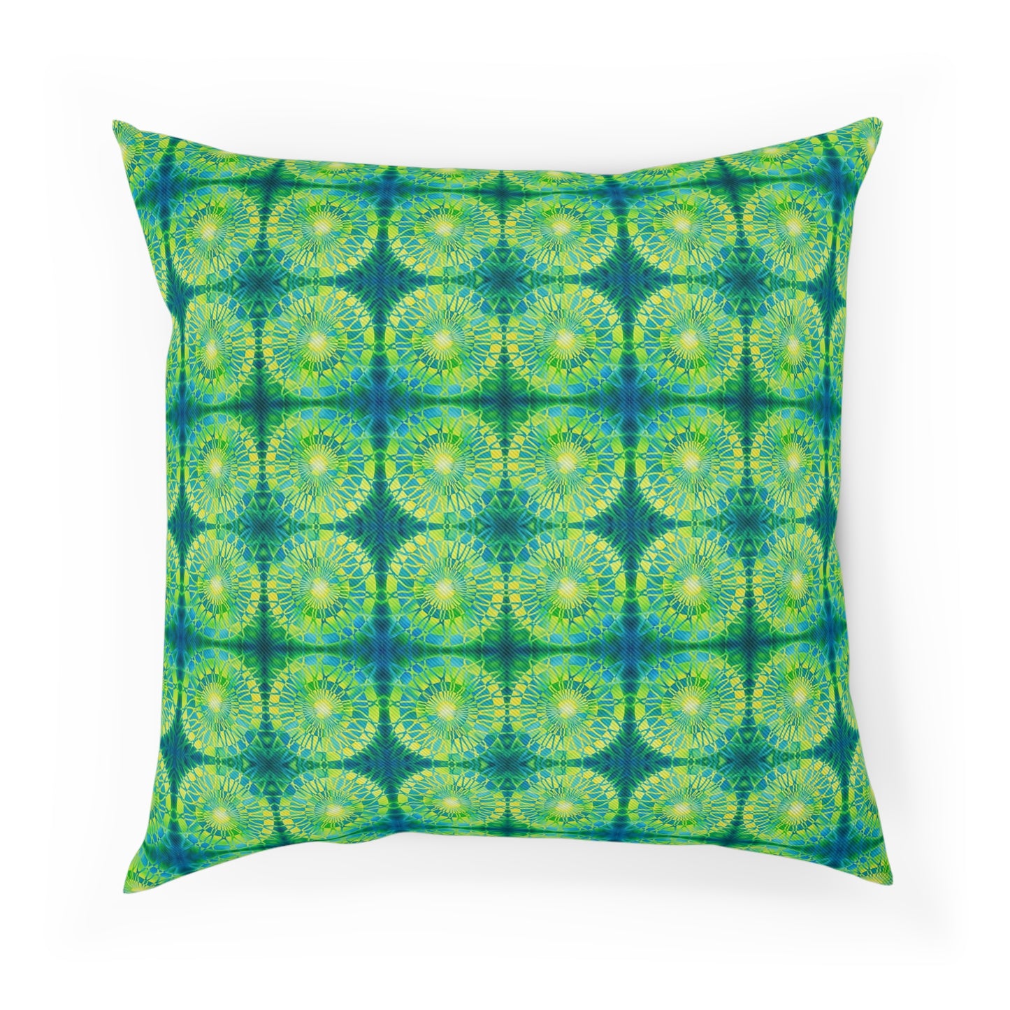 Safety Net Circles by Uta Feinstein Pillow