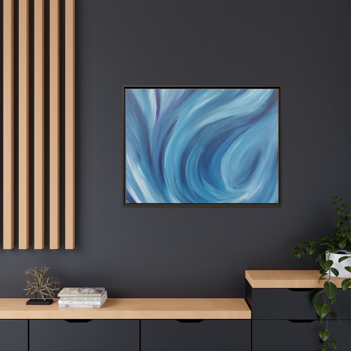Intrinsic Reflection Framed Canvas Art