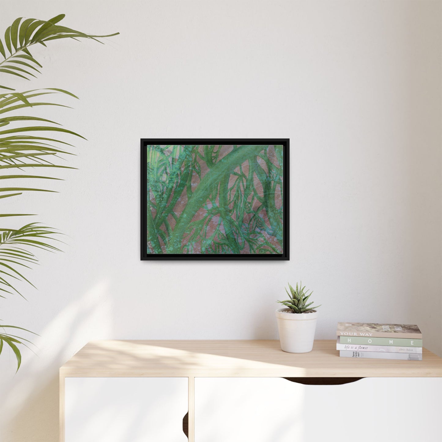 Inner Depths Framed Canvas Art