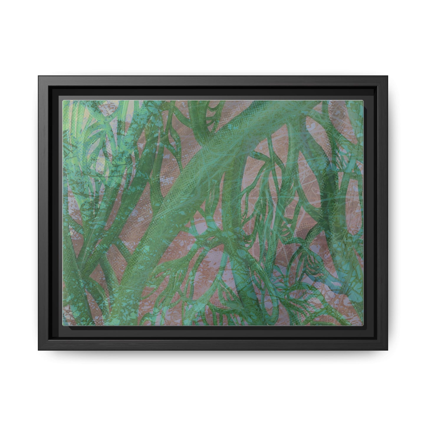Inner Depths Framed Canvas Art