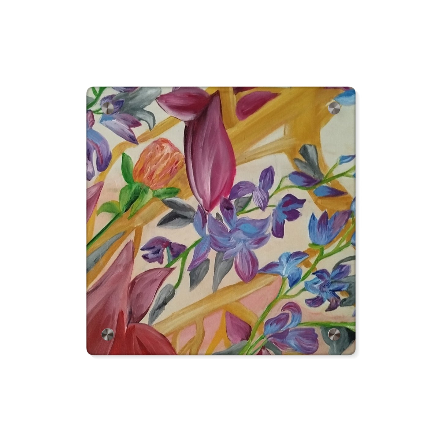 'A Dream of Flowers' Acrylic Wall Art Panels