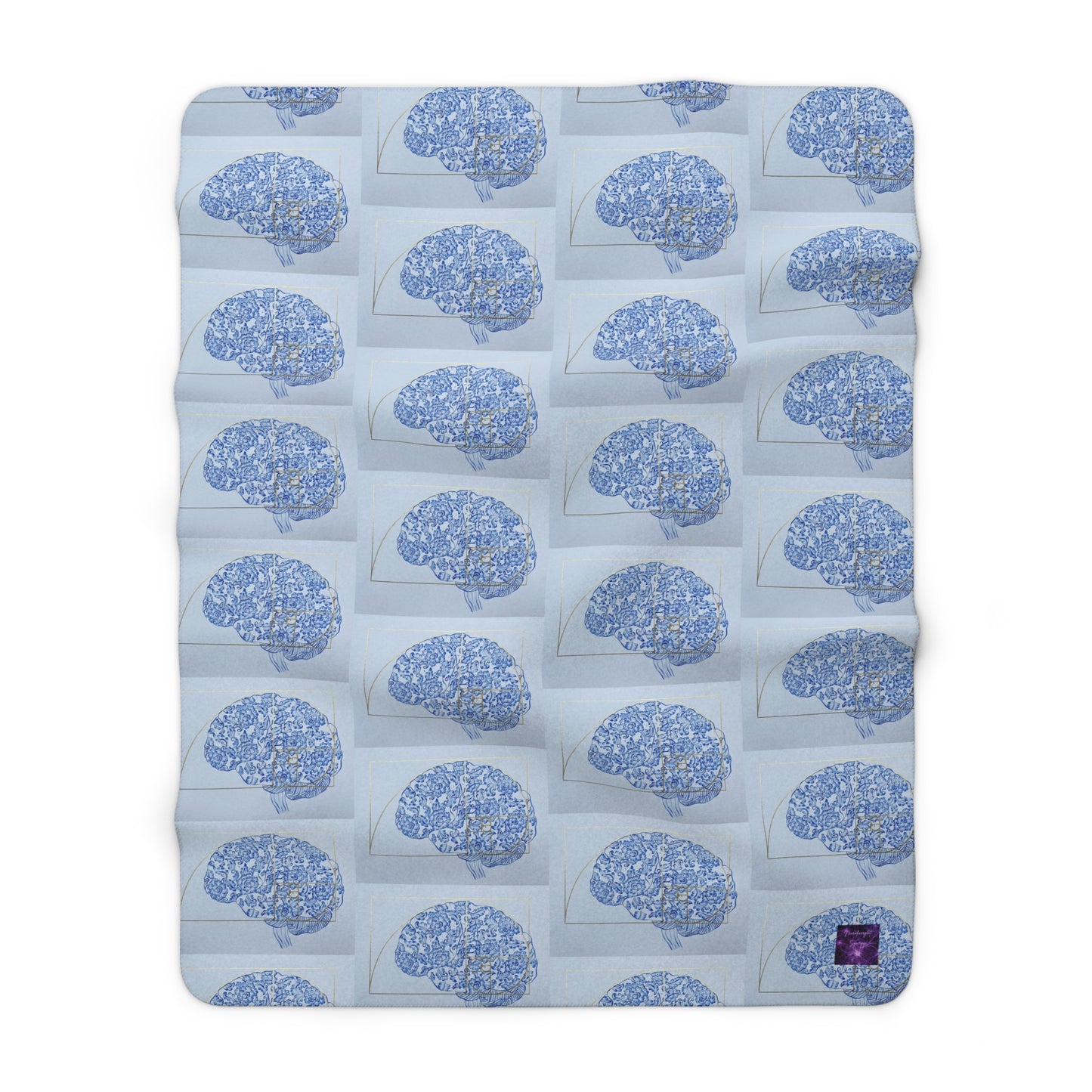 'Beautiful Mind' by Nagihan Seymour Sherpa Fleece Blanket