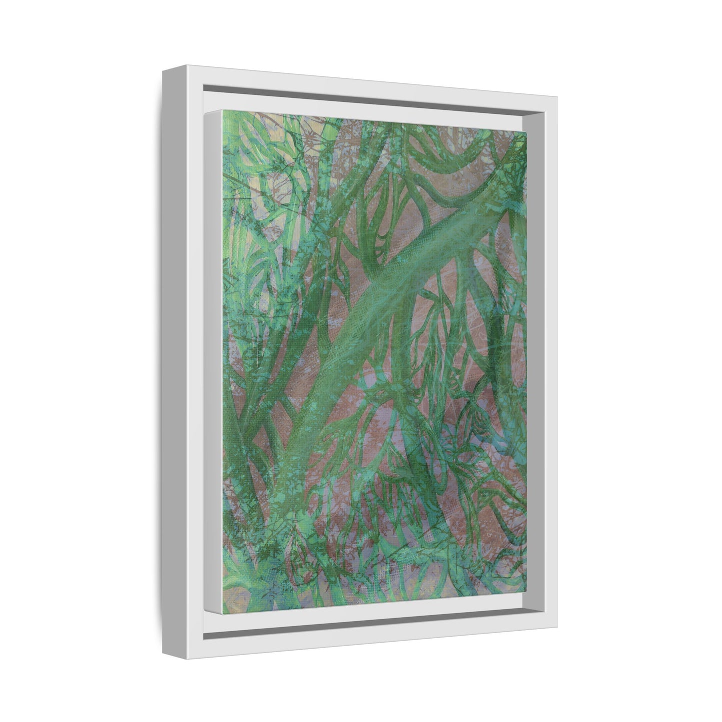 Inner Depths Framed Canvas Art