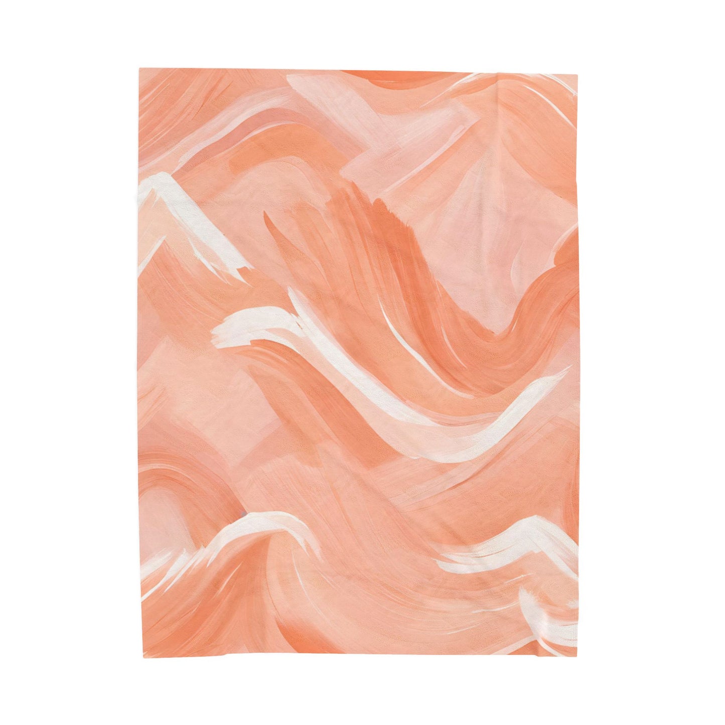 Dusk Brushstrokes Velveteen Plush Blanket