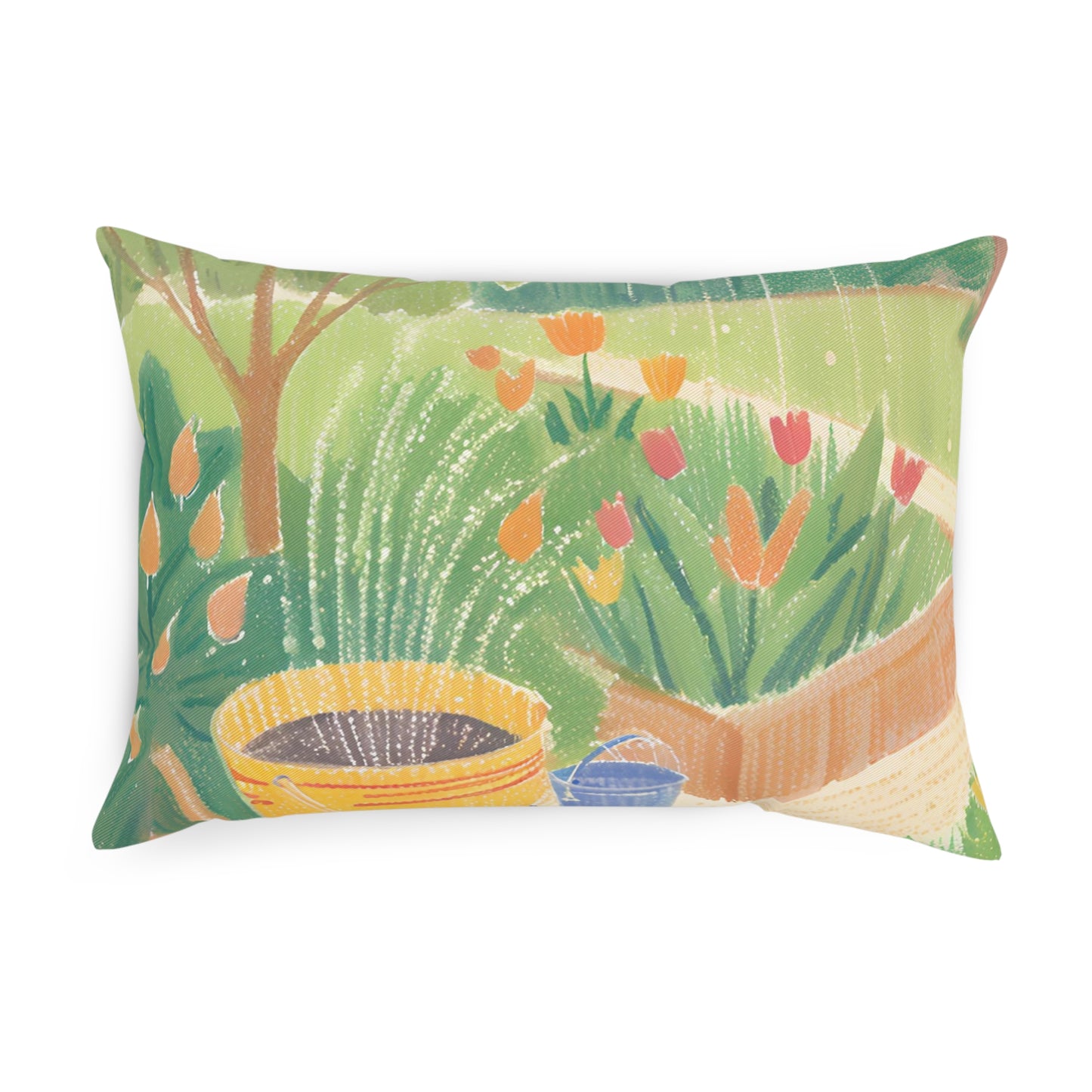 Rain Garden Eco-Friendly Pillow