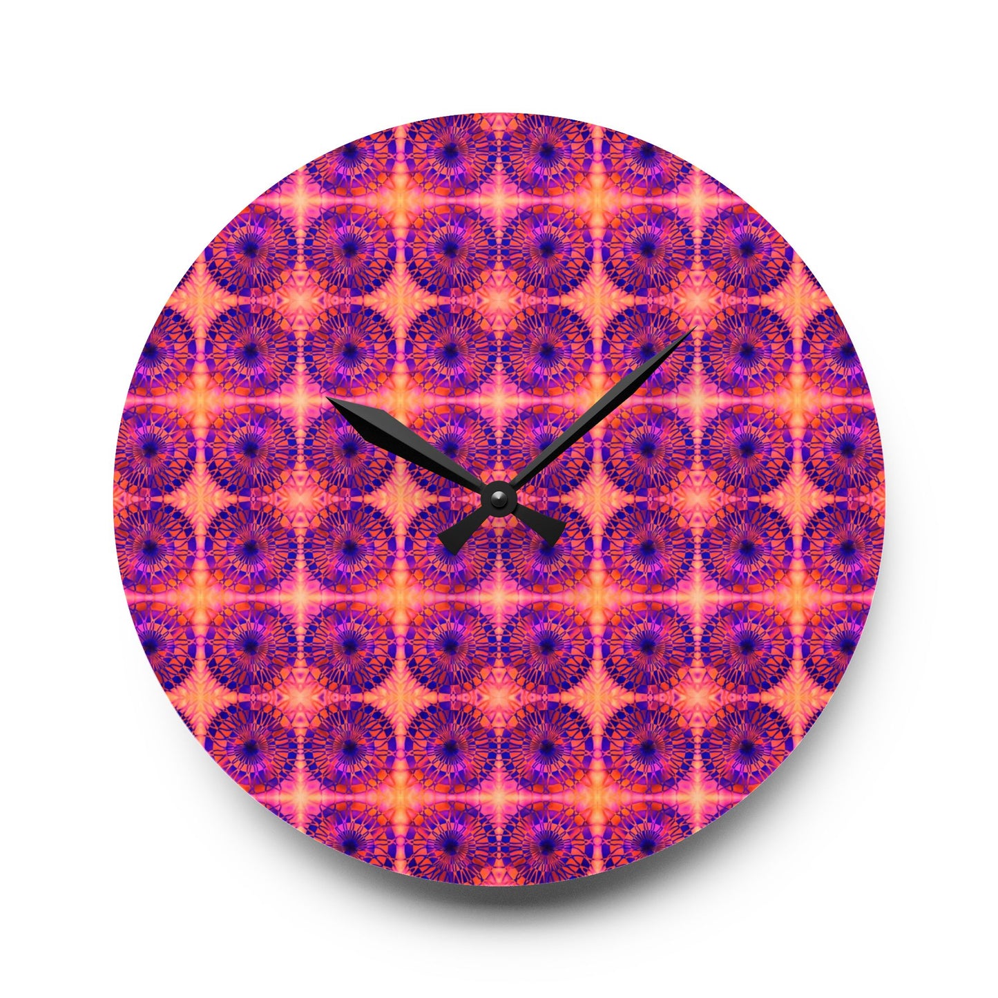 Net Circles by Uta Feinstein Wall Clock