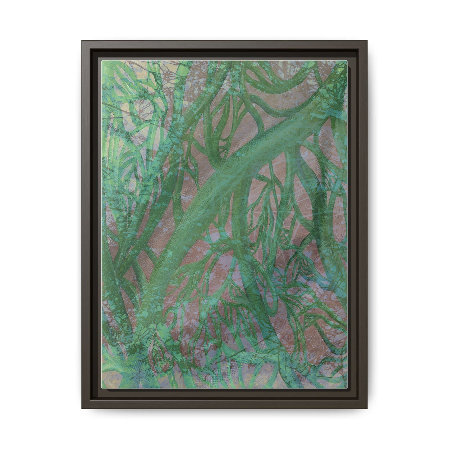 Inner Depths Framed Canvas Art