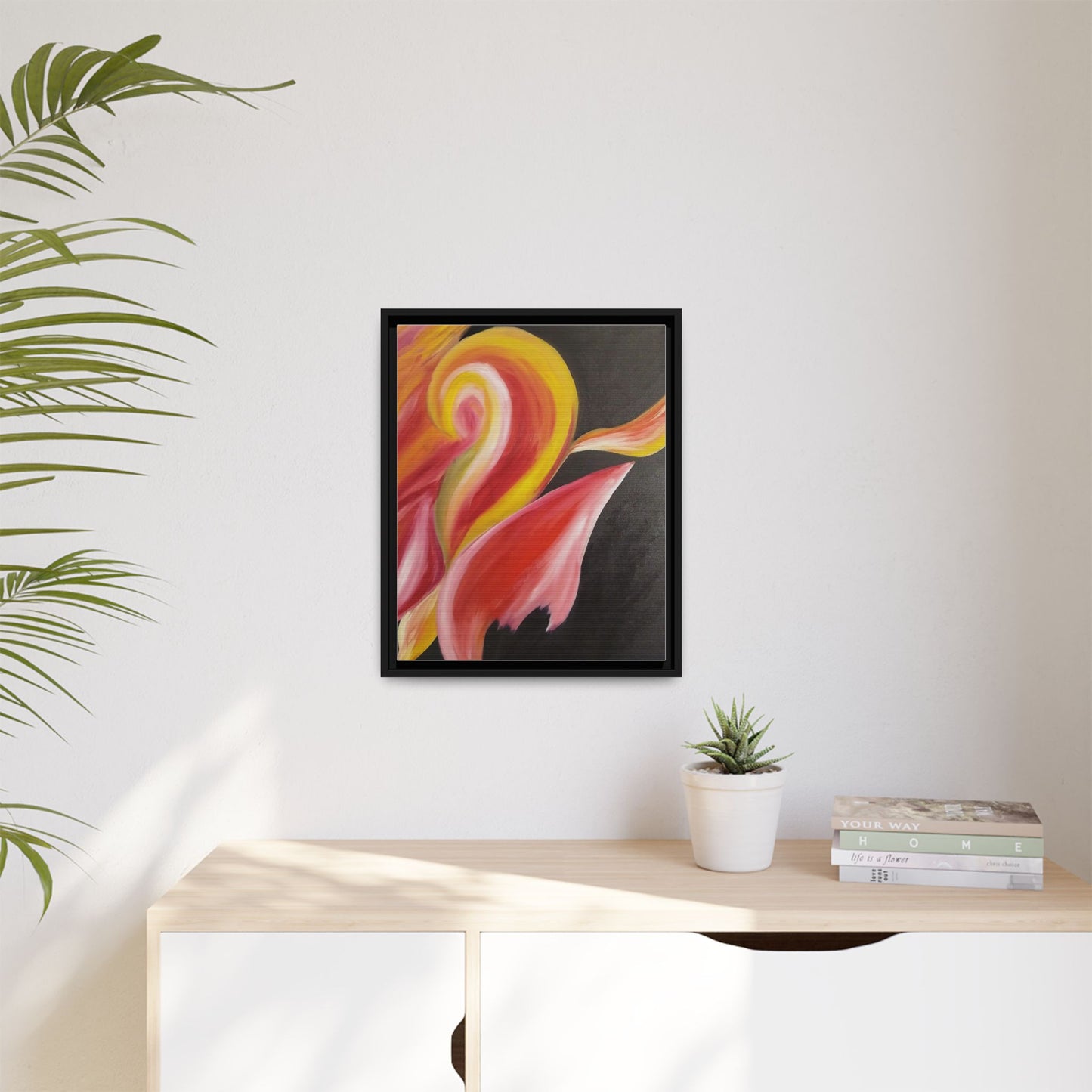 'A Autistic Phoenix' Framed Canvas Art