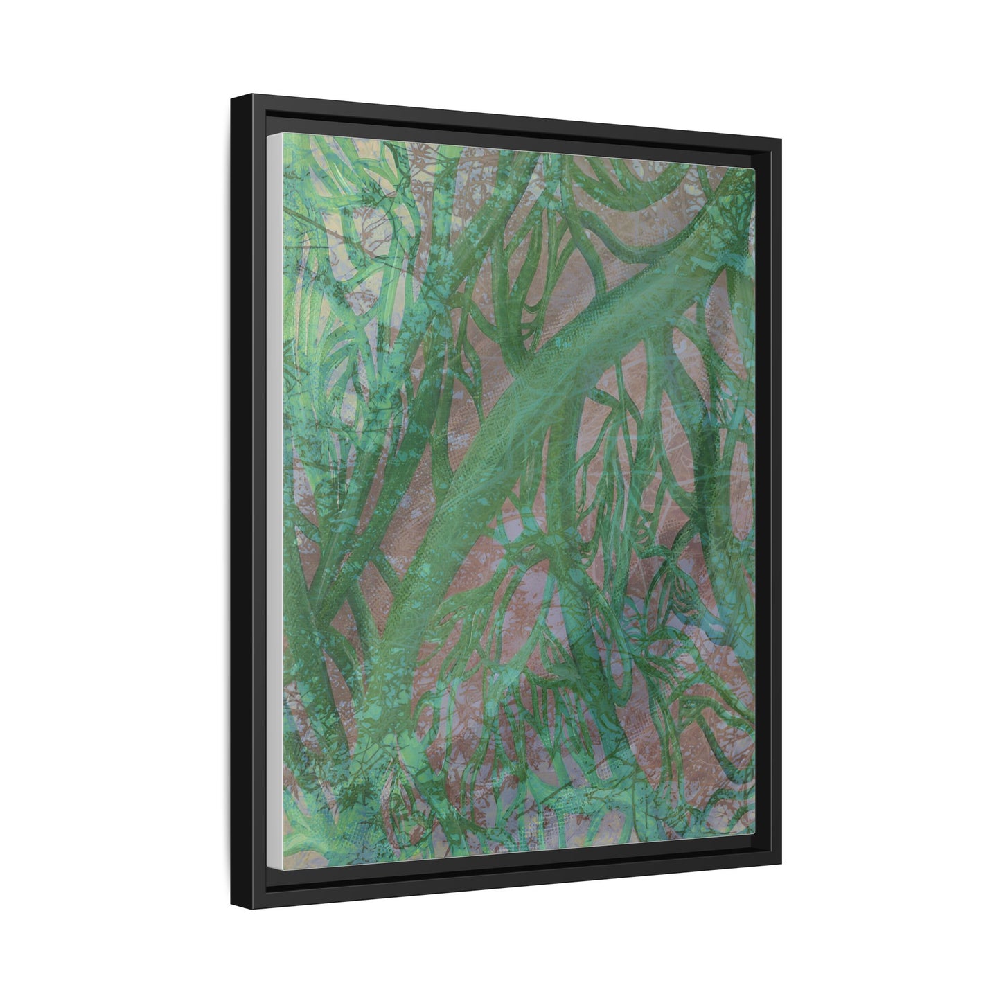 Inner Depths Framed Canvas Art