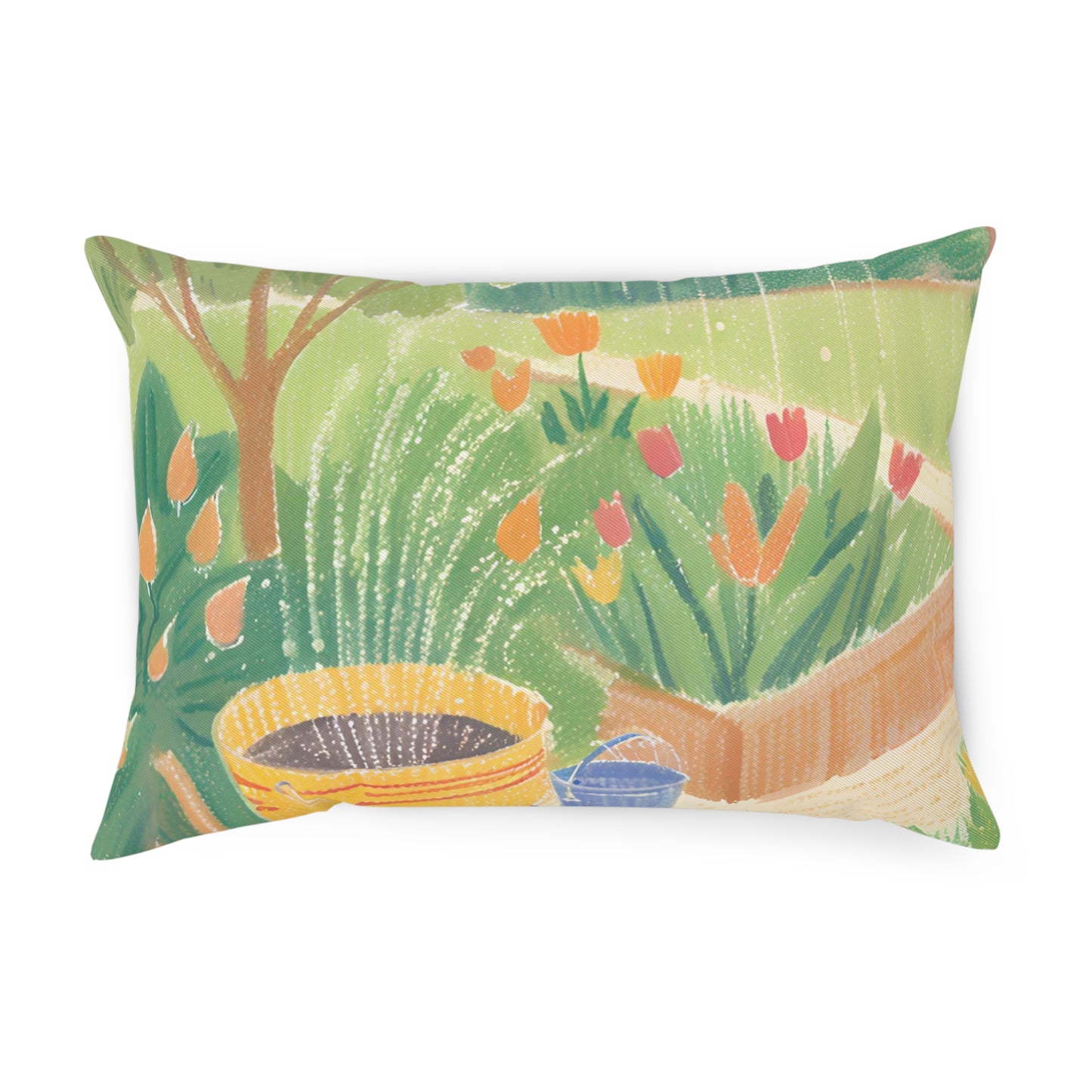 Rain Garden Eco-Friendly Pillow