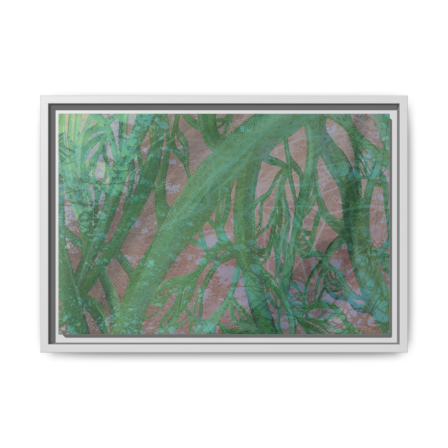 Inner Depths Framed Canvas Art